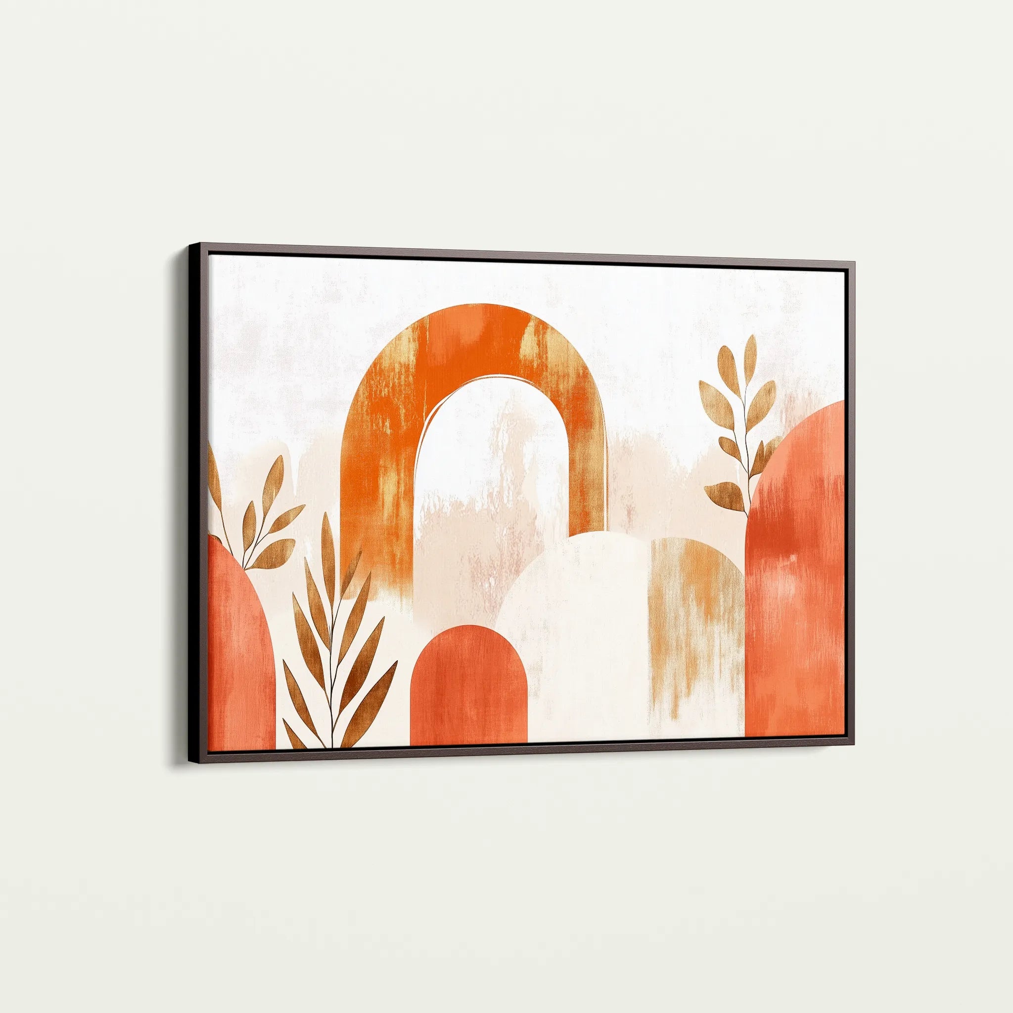 Boho 208 Canvas Art 18" x 24" / 45 x 60 cm / Black
