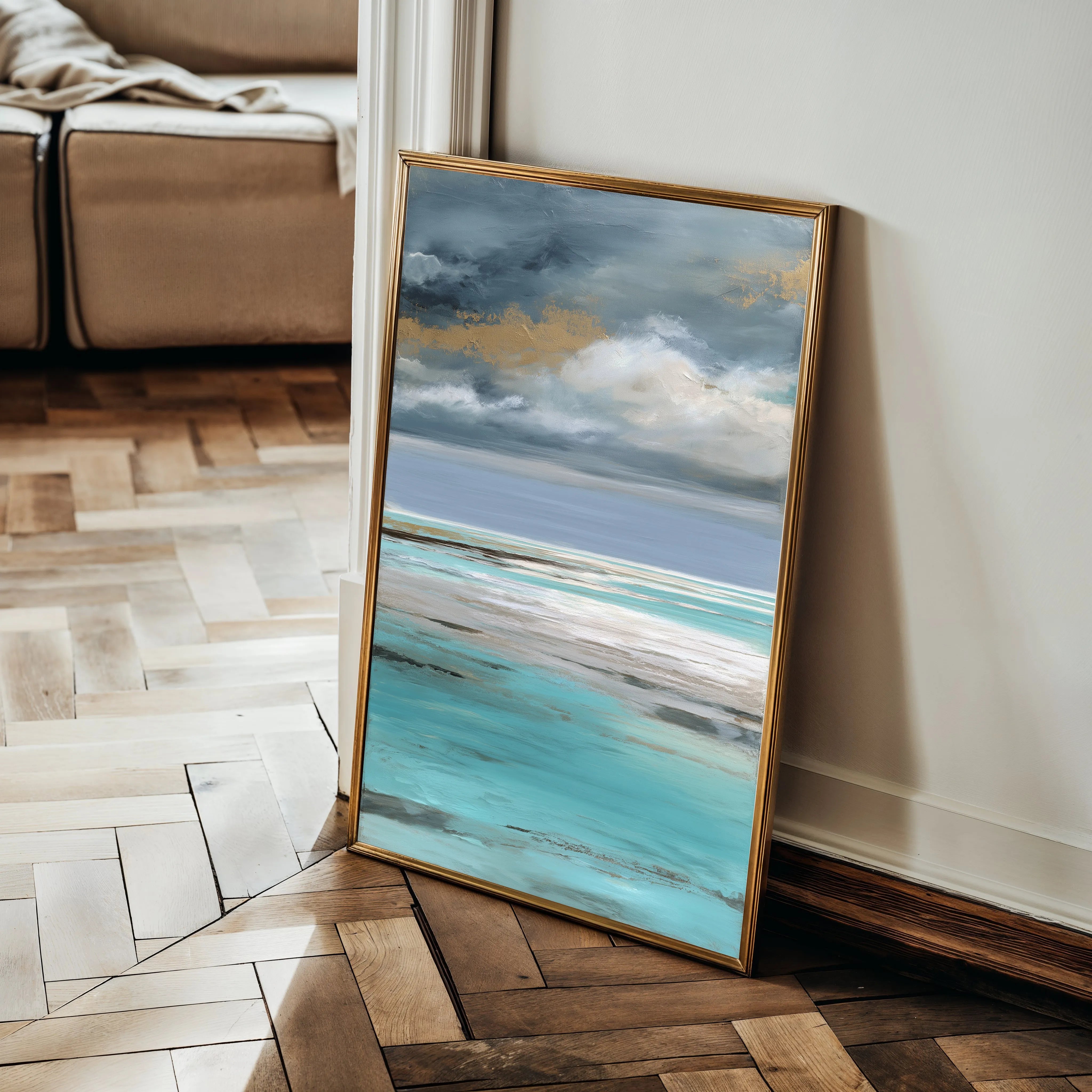 Abstract 2085 Canvas Art 18" x 24" / 45 x 60 cm / Black