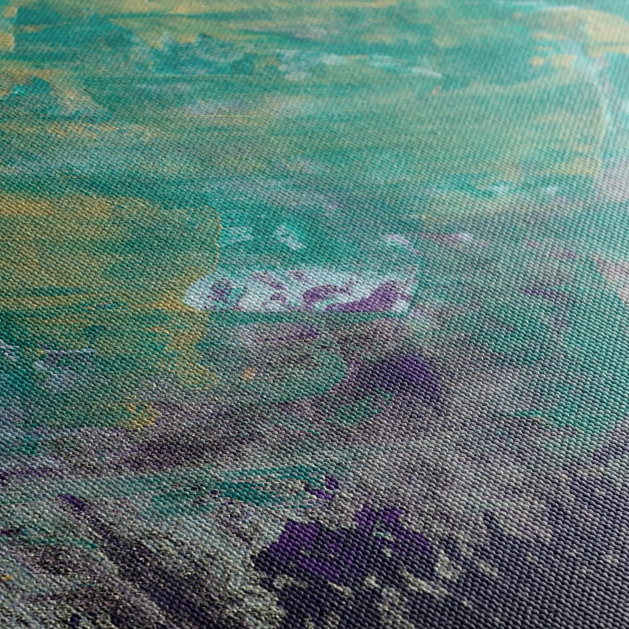 Abstract 209 Canvas Art 18" x 24" / 45 x 60 cm / Black
