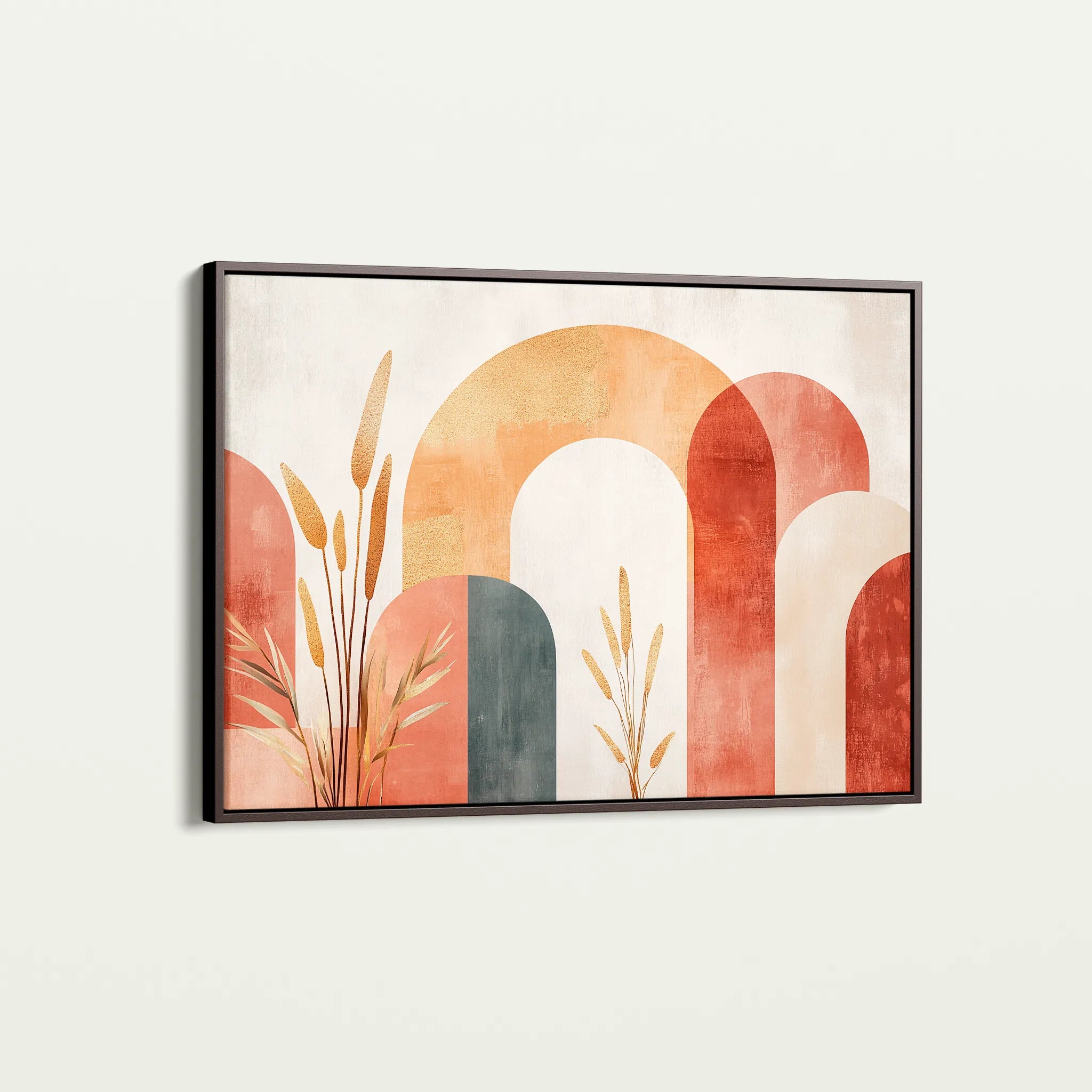 Boho 209 Canvas Art 18" x 24" / 45 x 60 cm / Black
