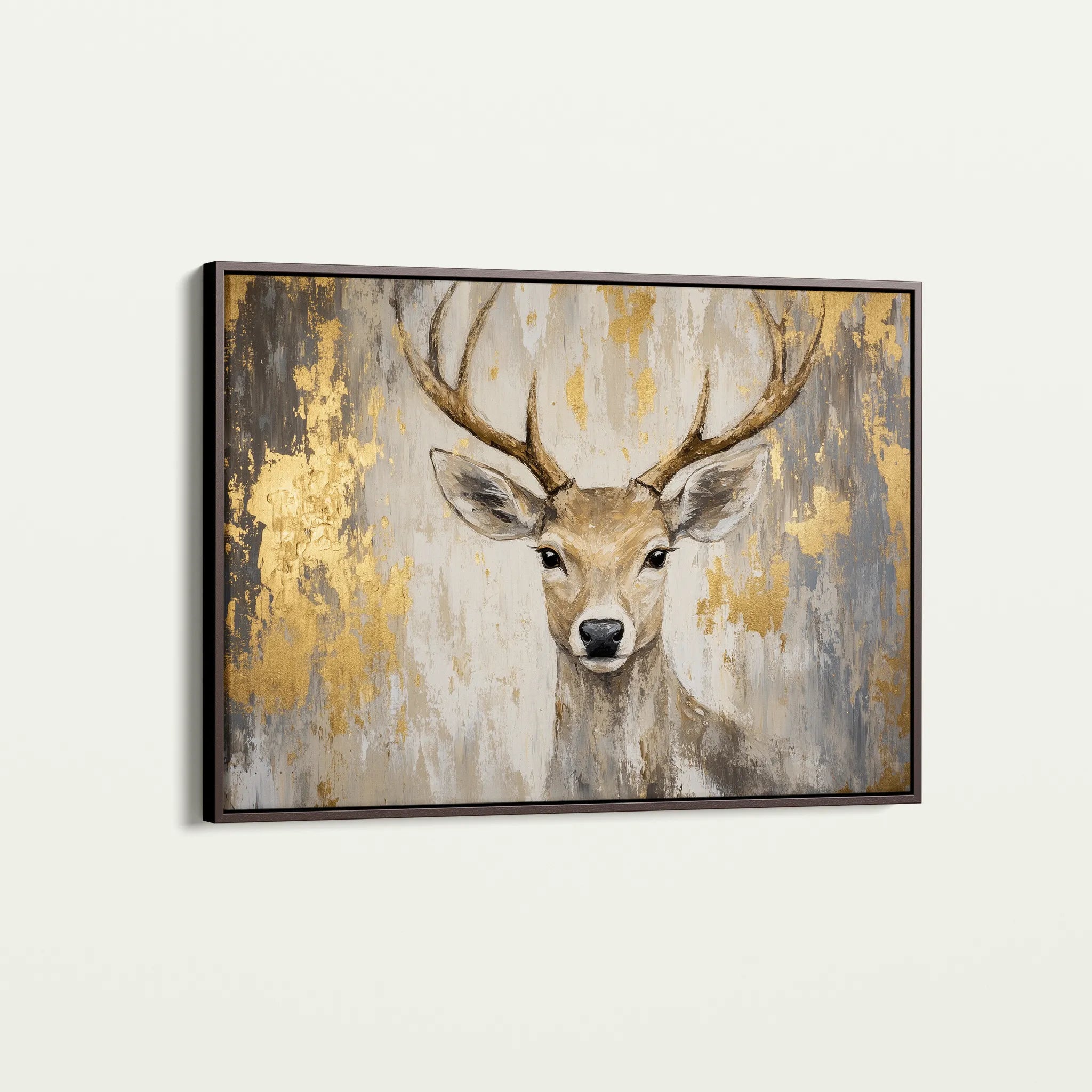Animals 210 Canvas Art 18" x 24" / 45 x 60 cm / Black