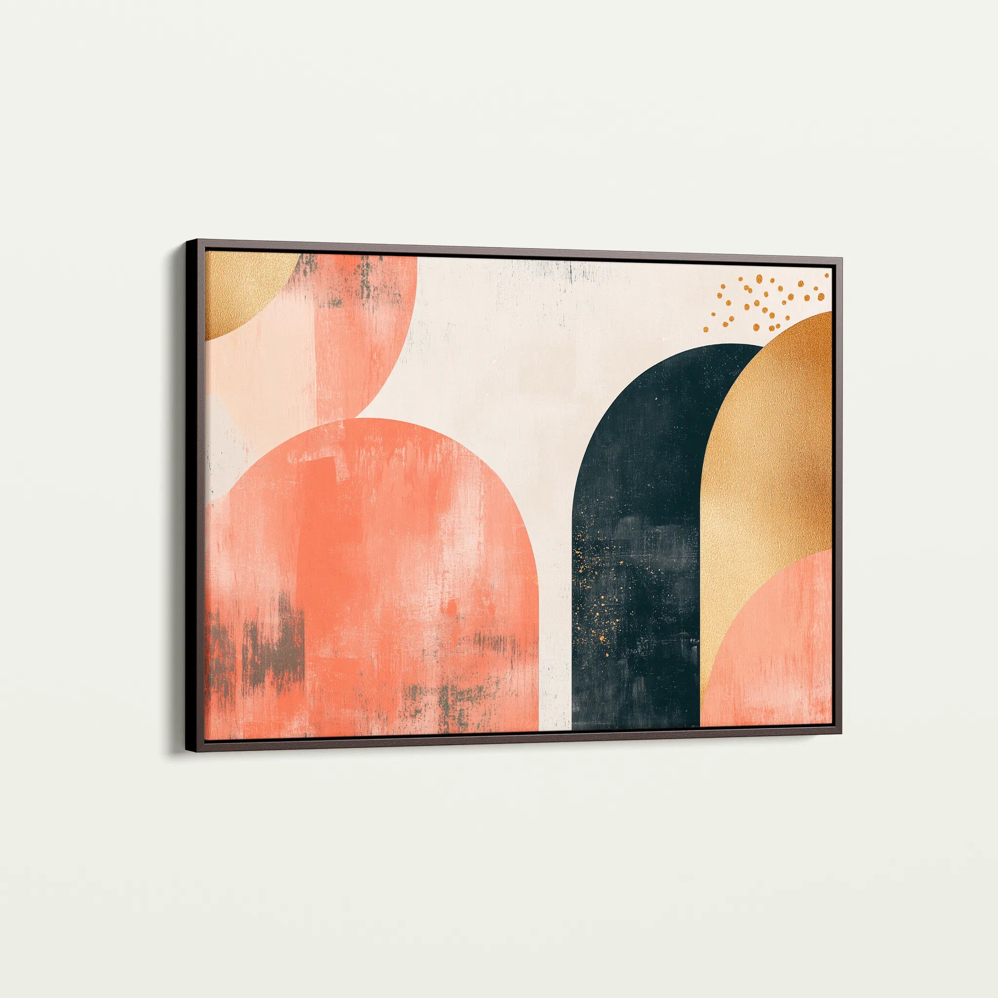 Boho 210 Canvas Art 18" x 24" / 45 x 60 cm / Black