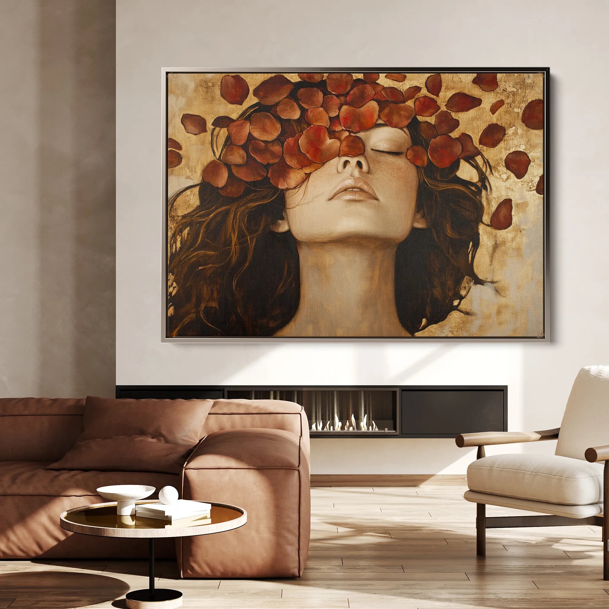 Portrait 210 Canvas Art 18" x 24" / 45 x 60 cm / Black