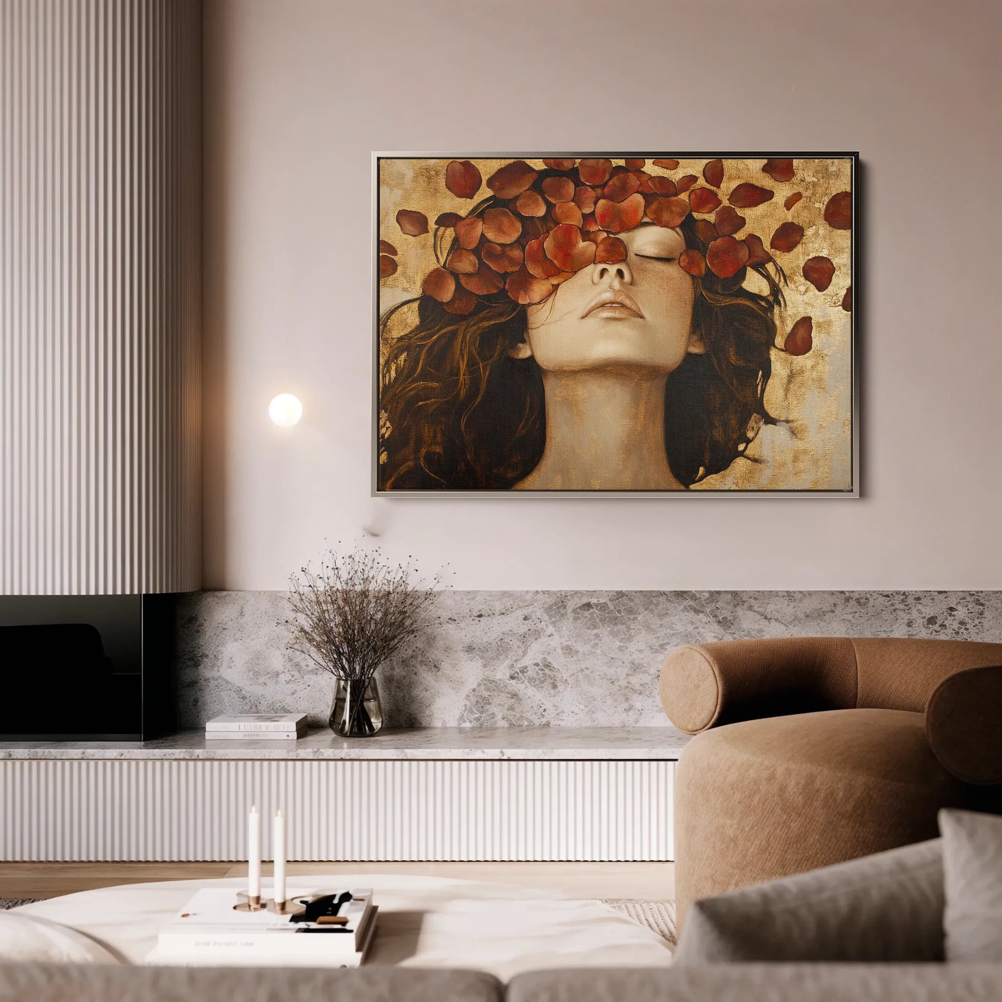 Portrait 210 Canvas Art 18" x 24" / 45 x 60 cm / Black