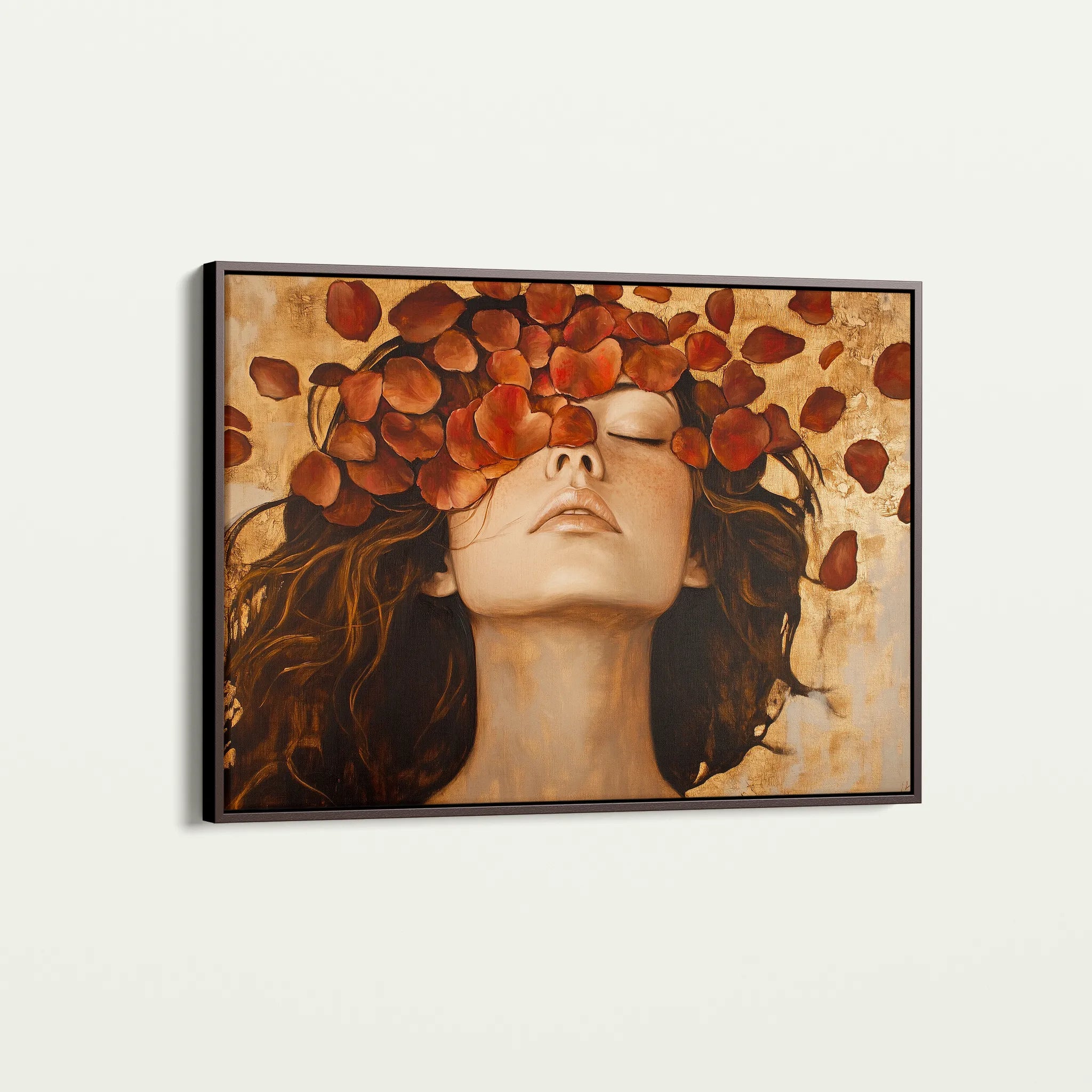 Portrait 210 Canvas Art 18" x 24" / 45 x 60 cm / Black