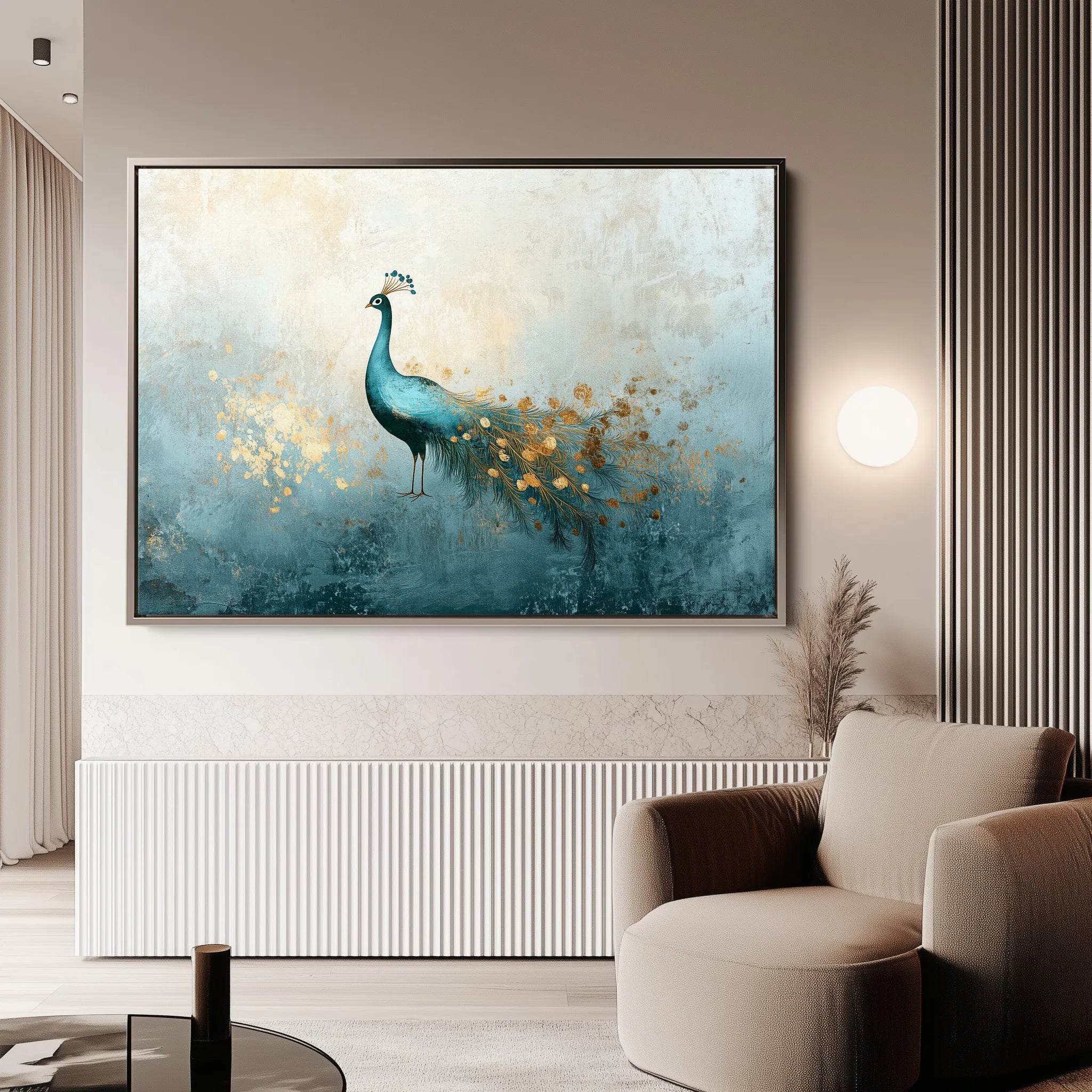 Animals 211 Canvas Art 18" x 24" / 45 x 60 cm / Black