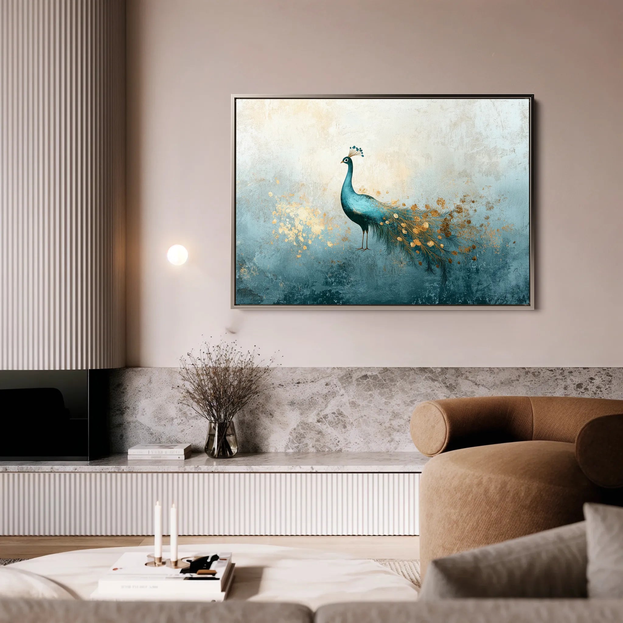 Animals 211 Canvas Art 18" x 24" / 45 x 60 cm / Black
