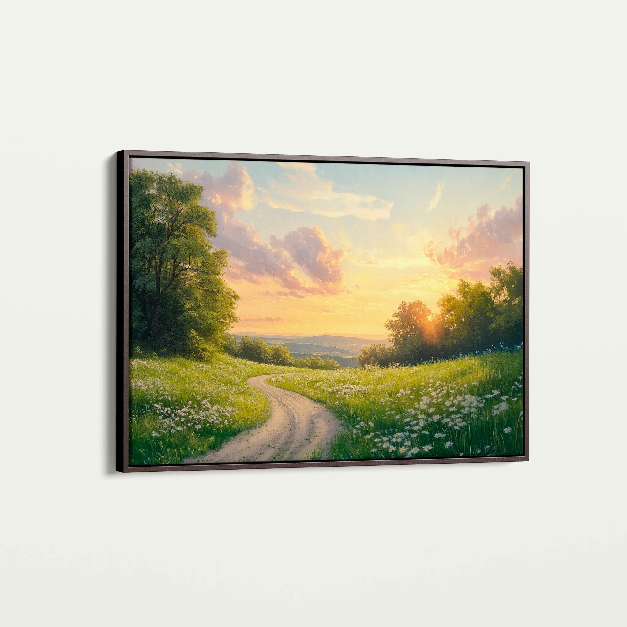 Landscape 211 Canvas Art 18" x 24" / 45 x 60 cm / Black