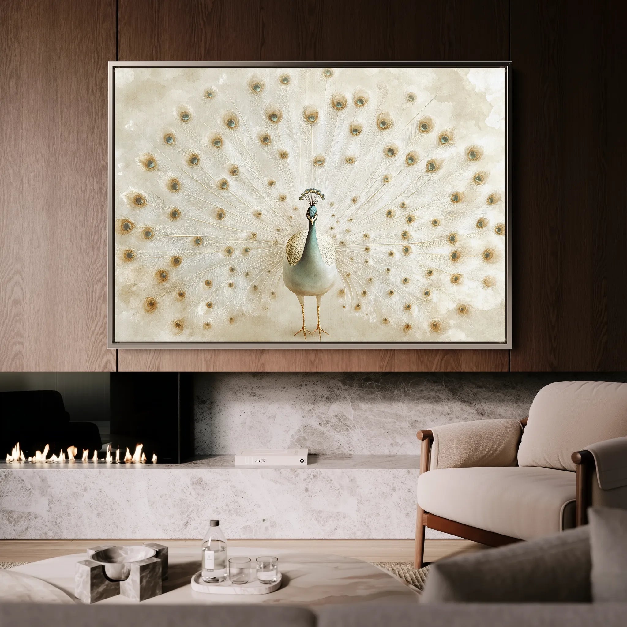 Animals 212 Canvas Art 18" x 24" / 45 x 60 cm / Black
