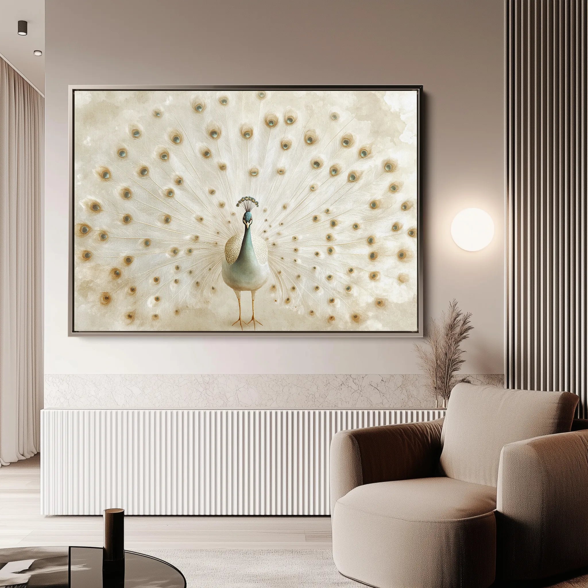 Animals 212 Canvas Art 18" x 24" / 45 x 60 cm / Black