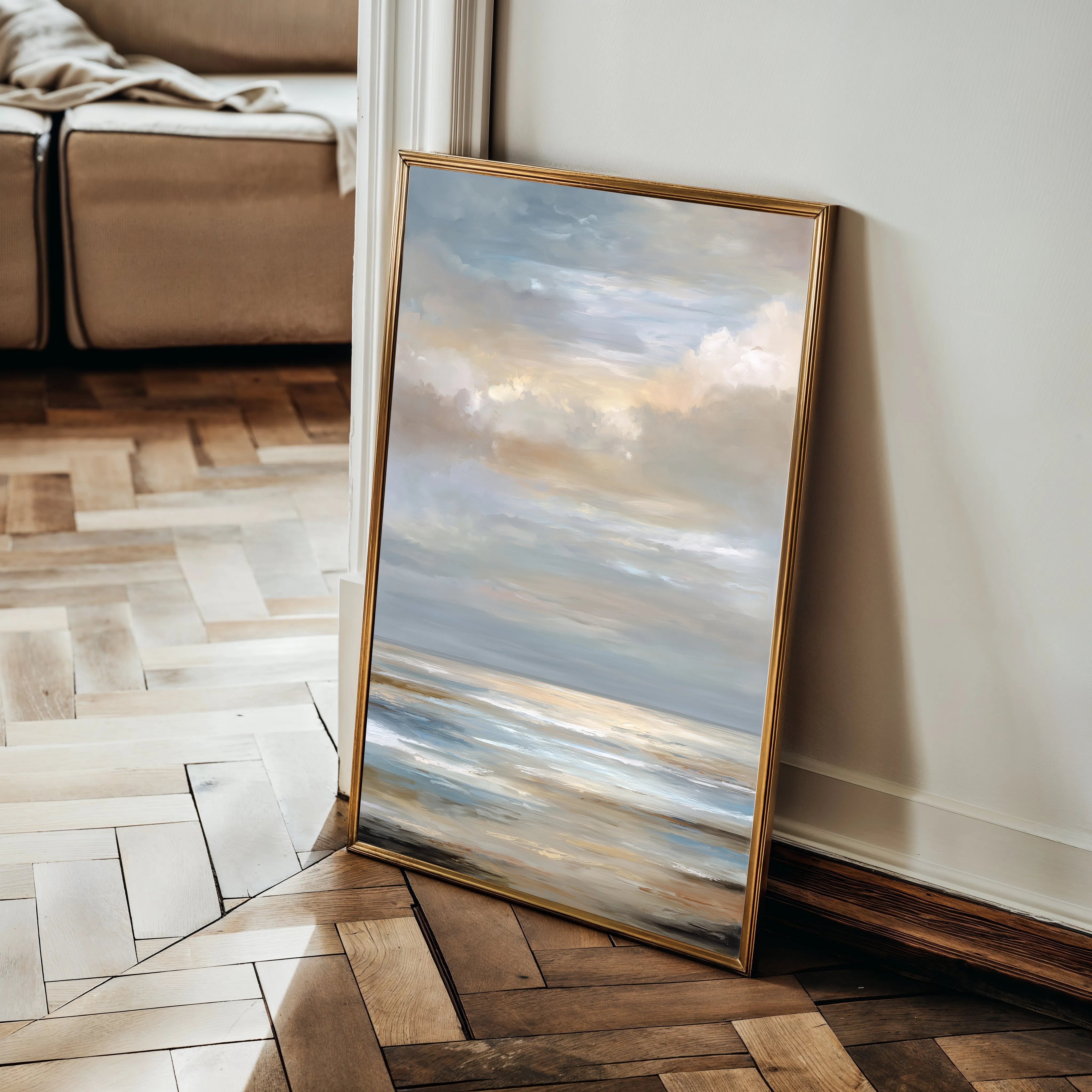 Abstract 2129 Canvas Art 18" x 24" / 45 x 60 cm / Black
