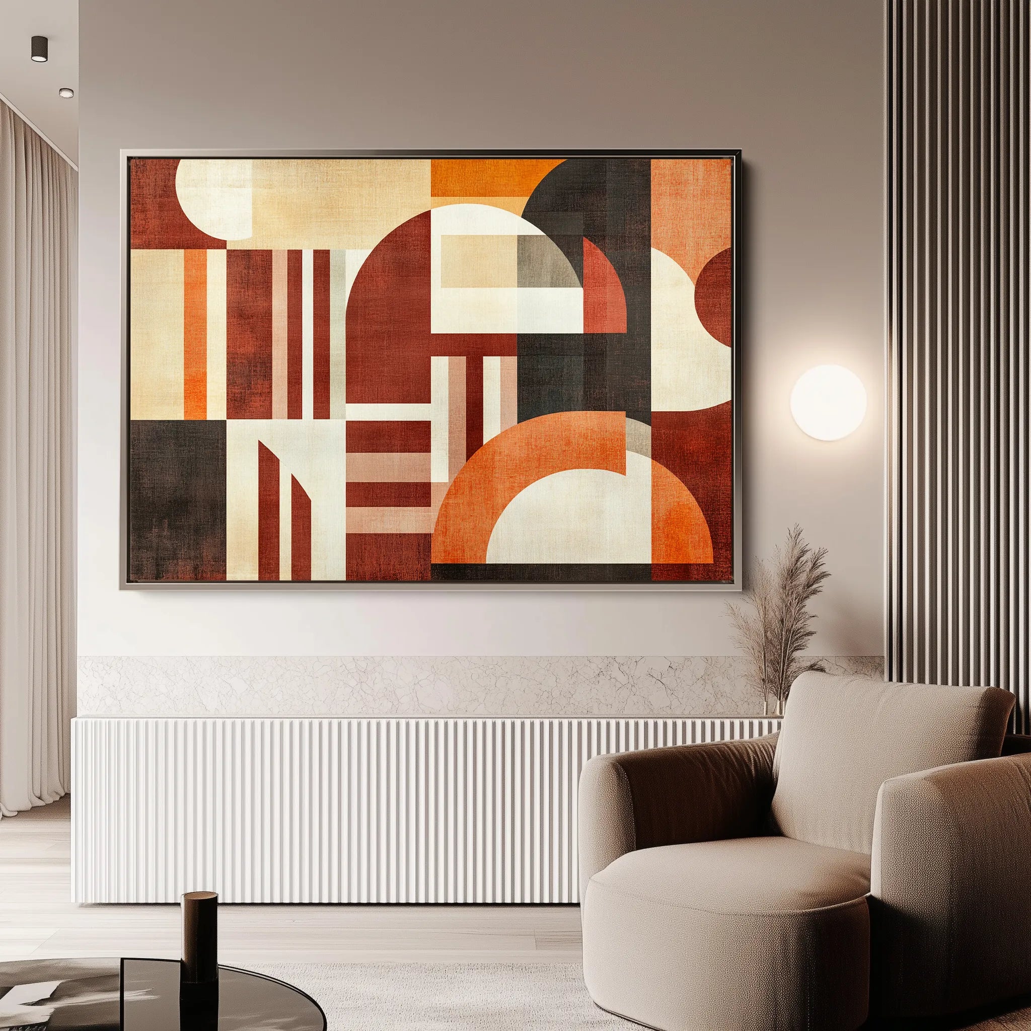 Boho 213 Canvas Art 18" x 24" / 45 x 60 cm / Black