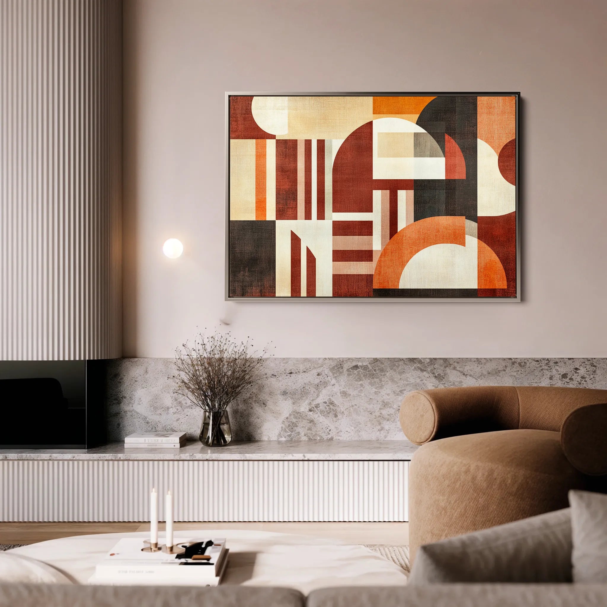 Boho 213 Canvas Art 18" x 24" / 45 x 60 cm / Black