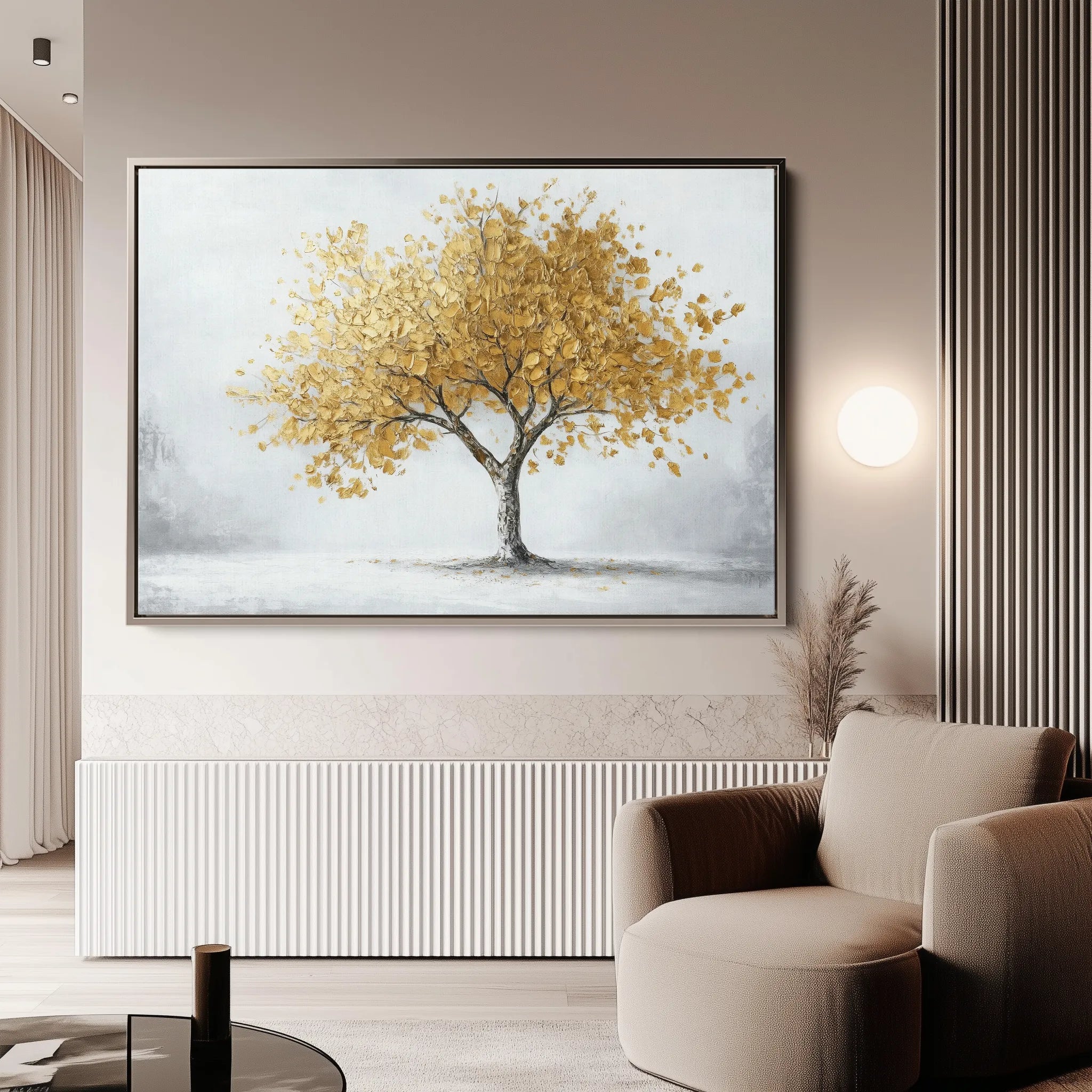 Landscape 213 Canvas Art 18" x 24" / 45 x 60 cm / Black