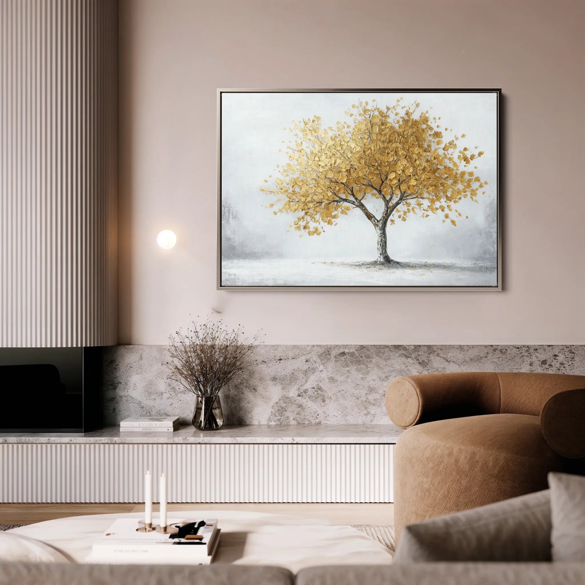 Landscape 213 Canvas Art 18" x 24" / 45 x 60 cm / Black