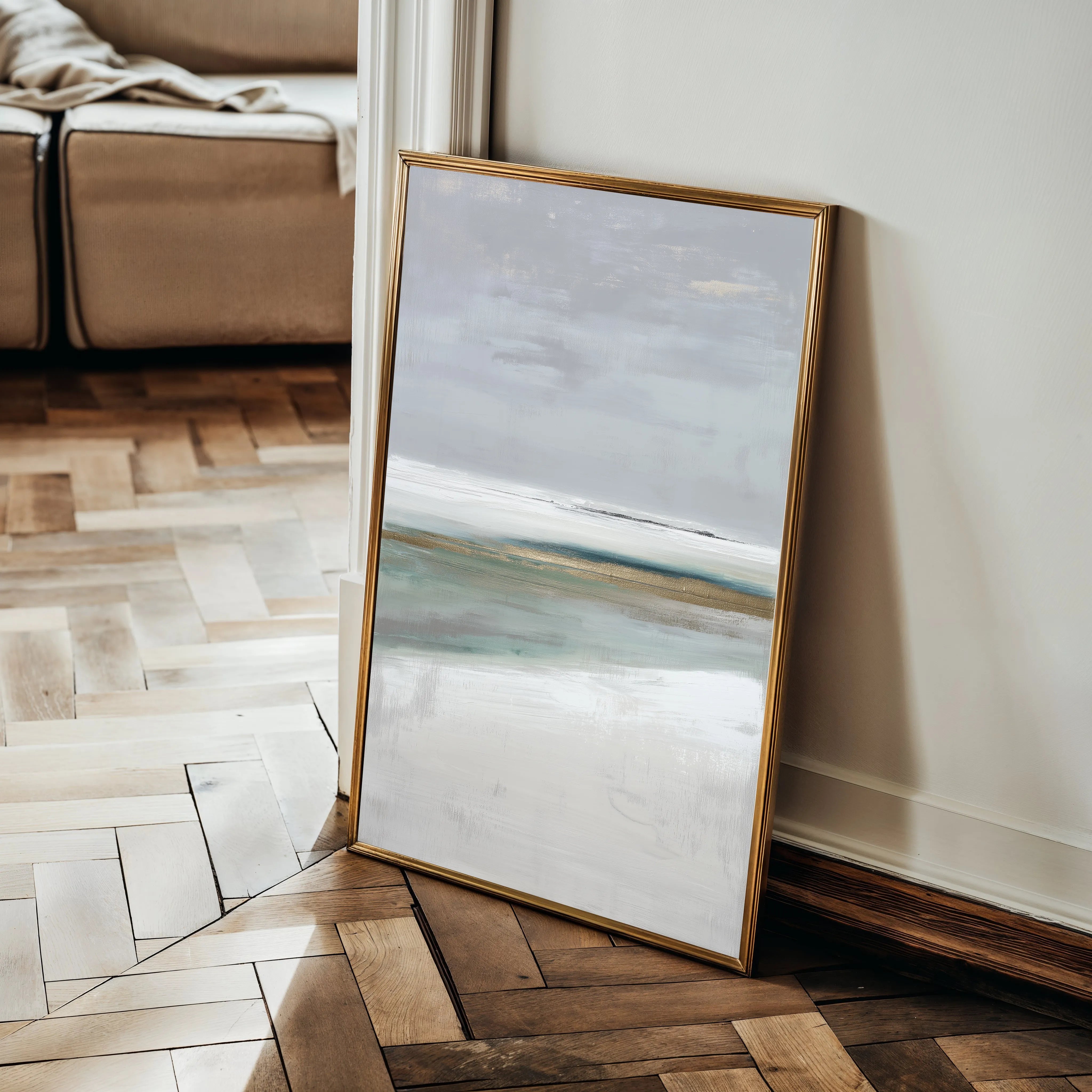 Abstract 2133 Canvas Art 18" x 24" / 45 x 60 cm / Black