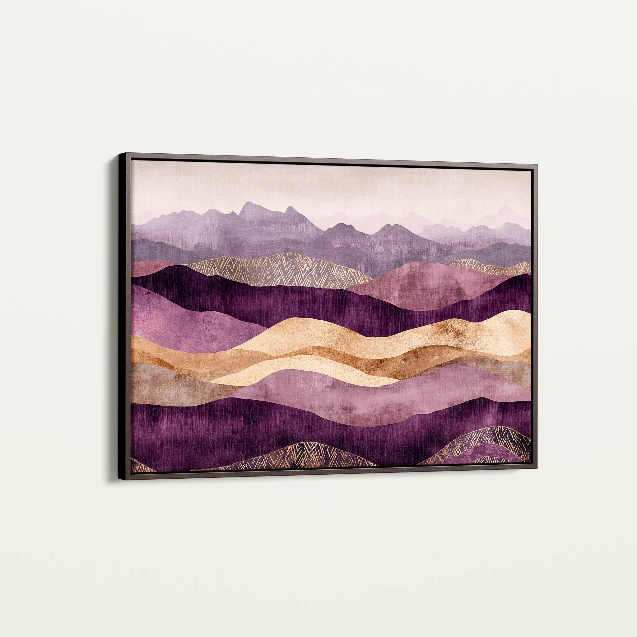 Boho 214 Canvas Art 18" x 24" / 45 x 60 cm / Black
