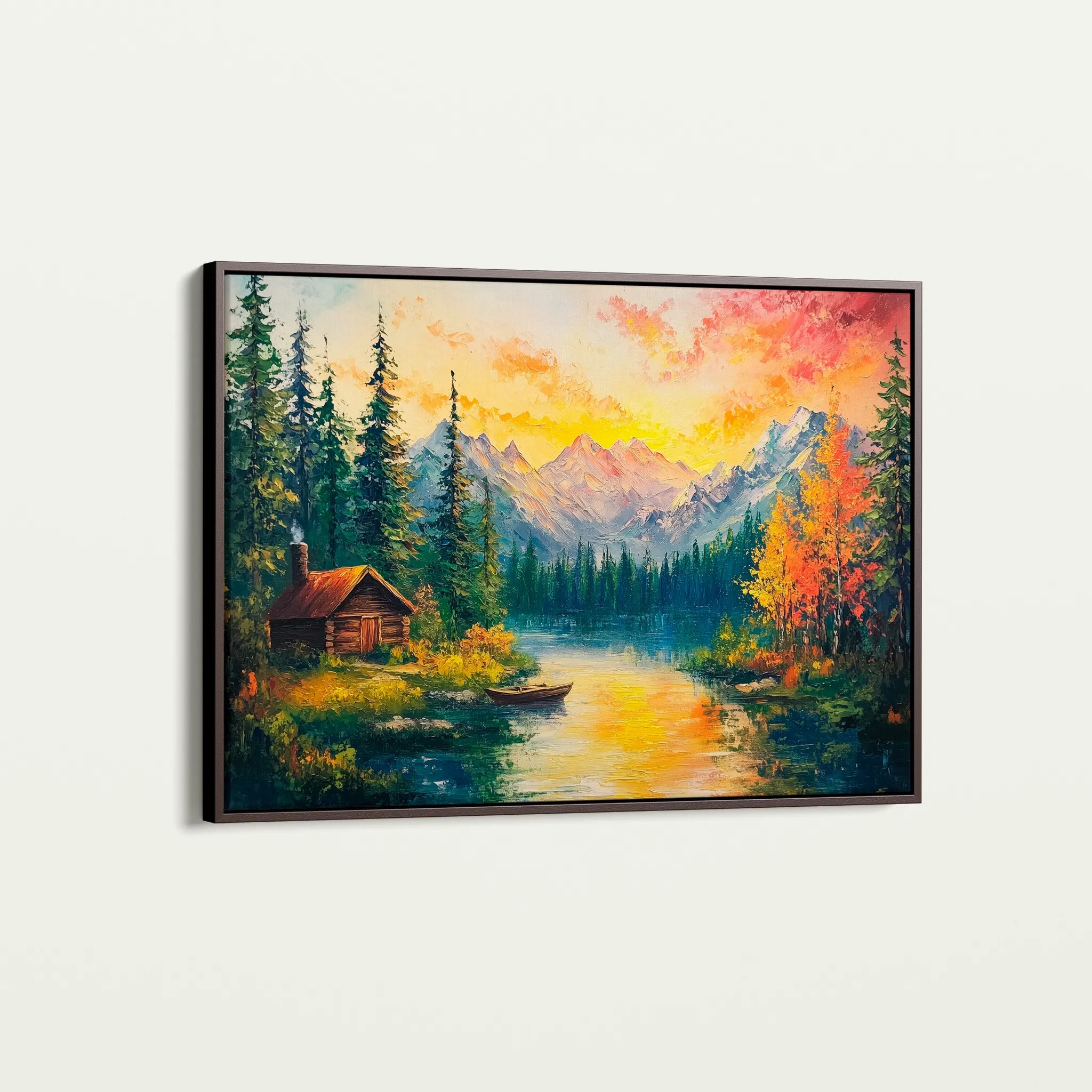 Landscape 214 Canvas Art 18" x 24" / 45 x 60 cm / Black