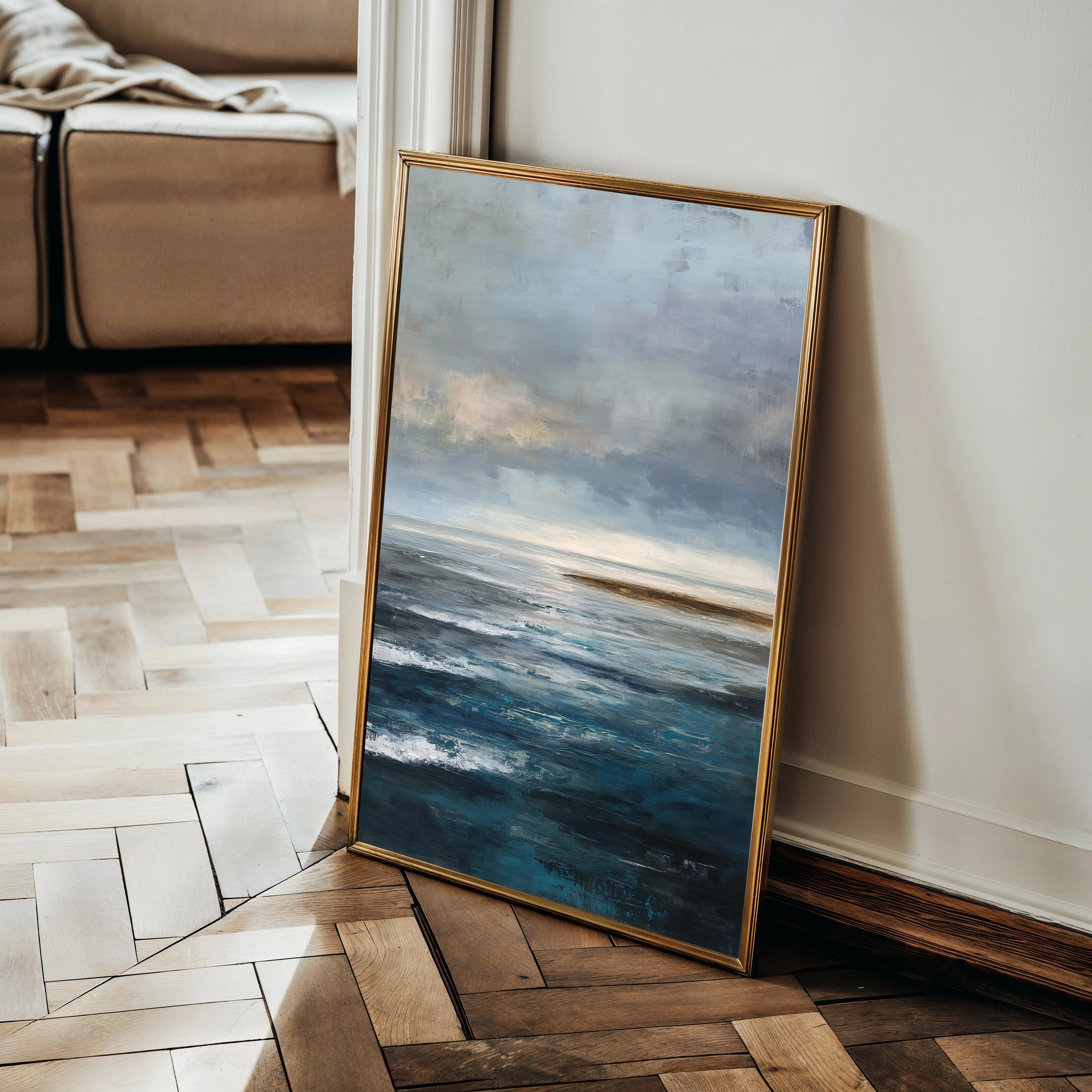 Abstract 2147 Canvas Art 18" x 24" / 45 x 60 cm / Black