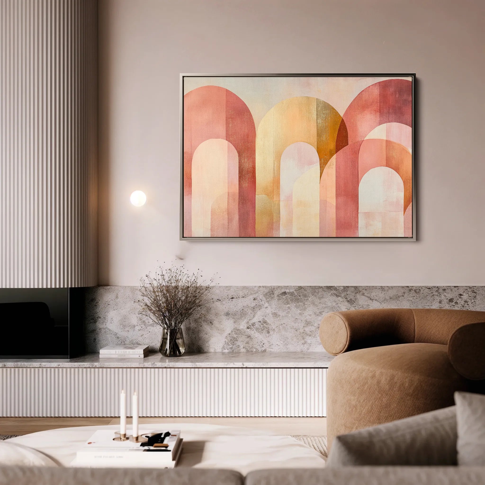 Boho 215 Canvas Art 18" x 24" / 45 x 60 cm / Black