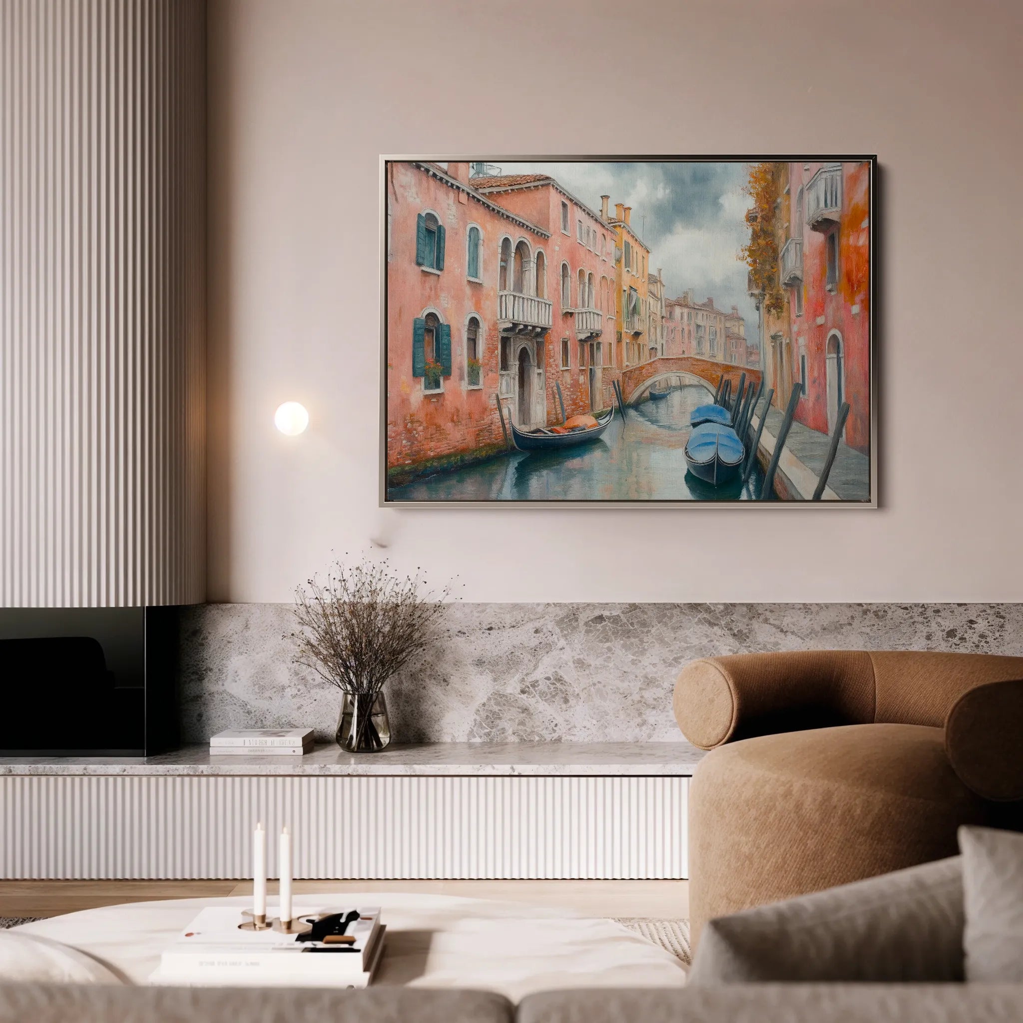 Landscape 215 Canvas Art 18" x 24" / 45 x 60 cm / Black