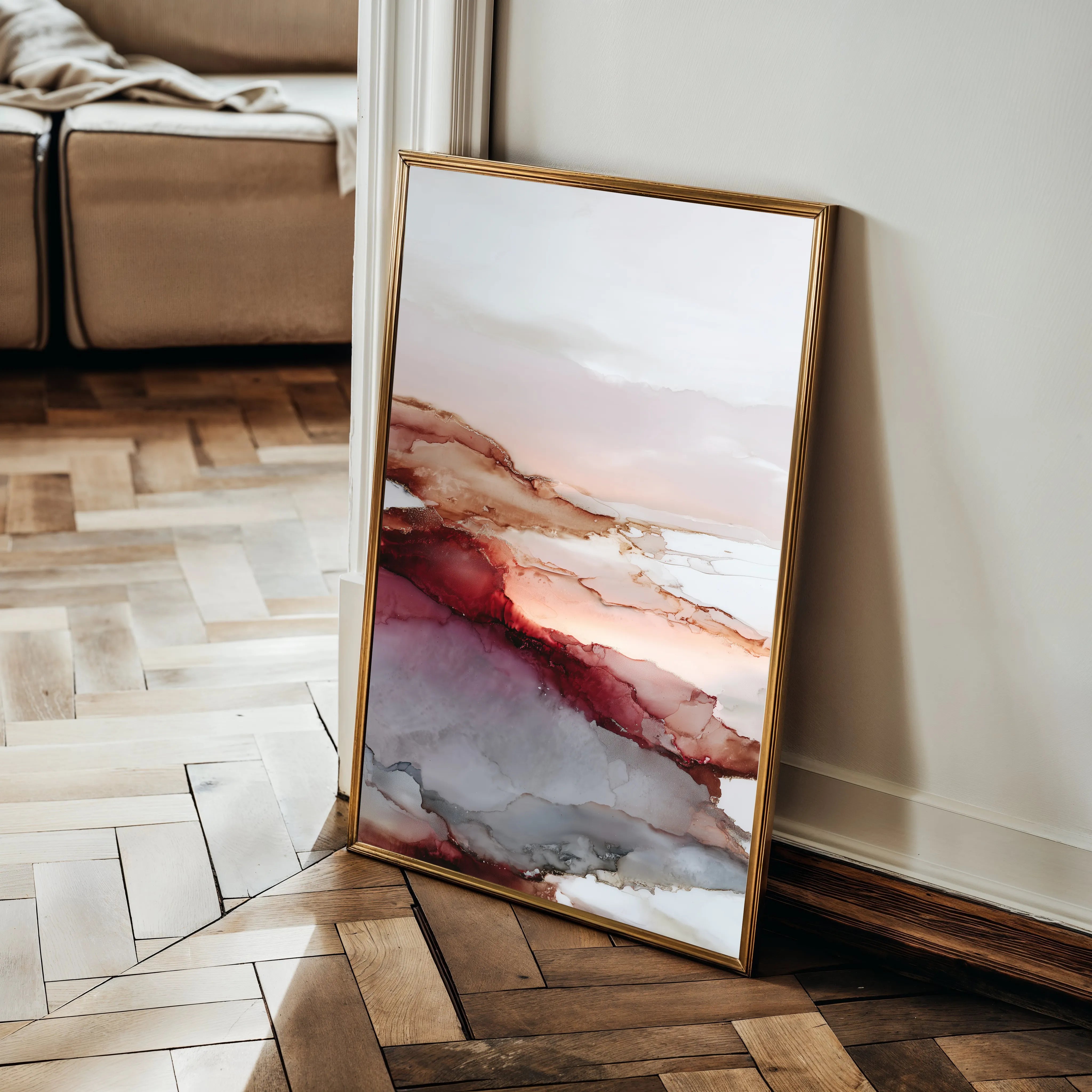Abstract 2150 Canvas Art 18" x 24" / 45 x 60 cm / Black