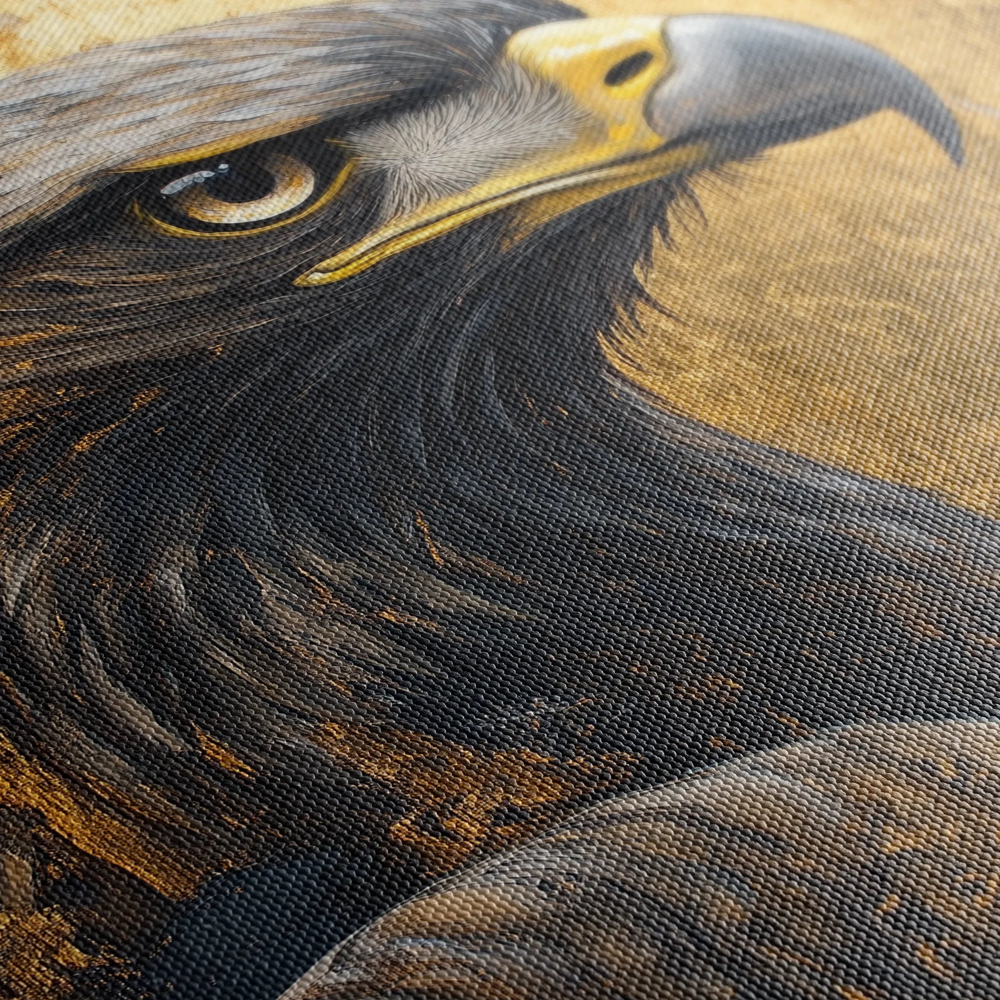 Animals 216 Canvas Art 18" x 24" / 45 x 60 cm / Black