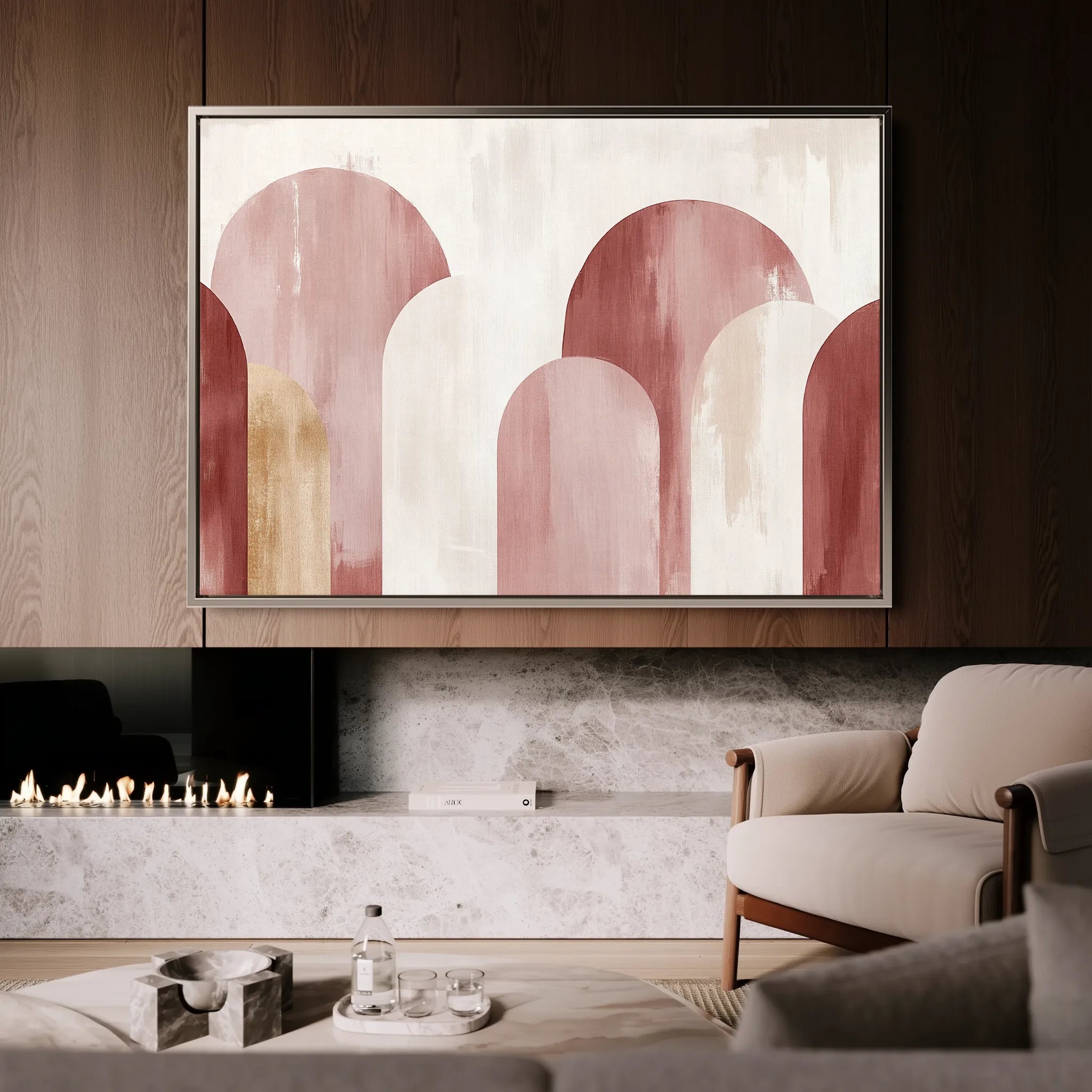 Boho 216 Canvas Art 18" x 24" / 45 x 60 cm / Black