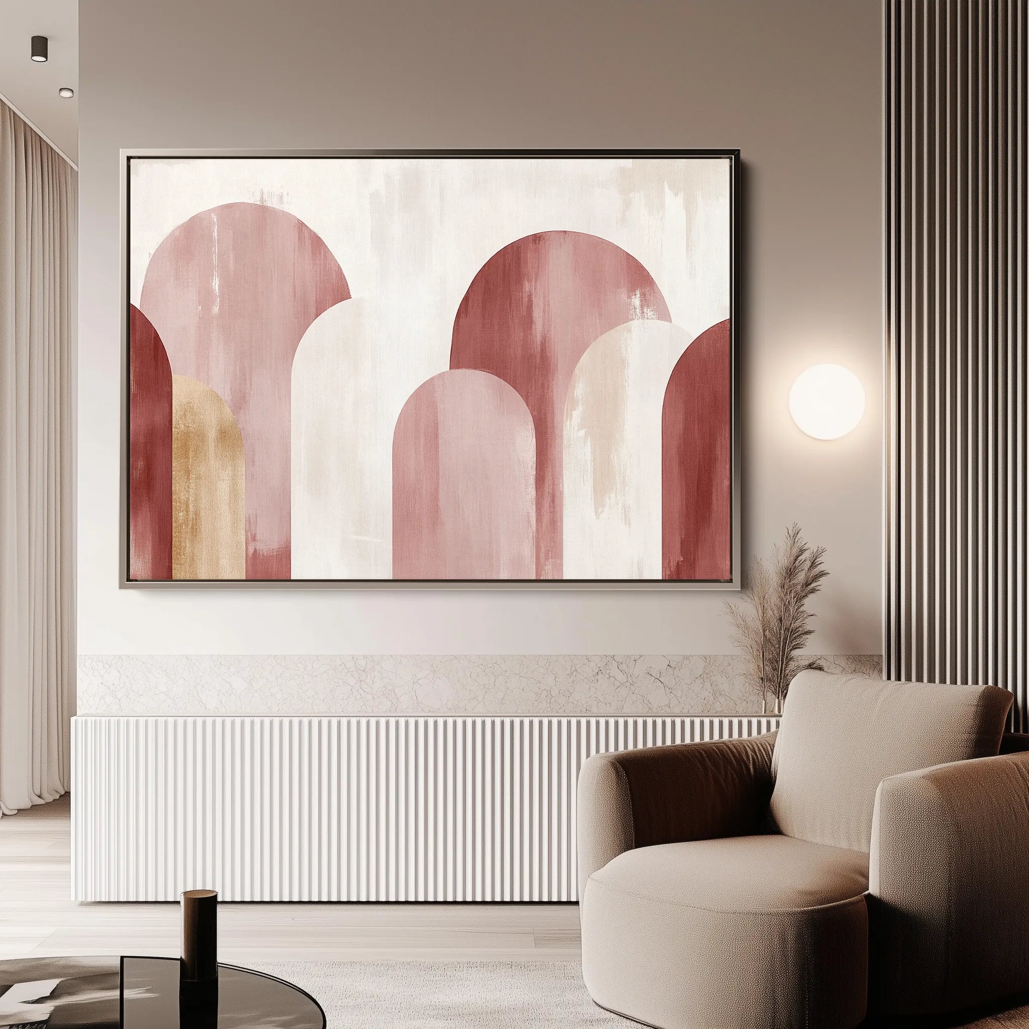 Boho 216 Canvas Art 18" x 24" / 45 x 60 cm / Black