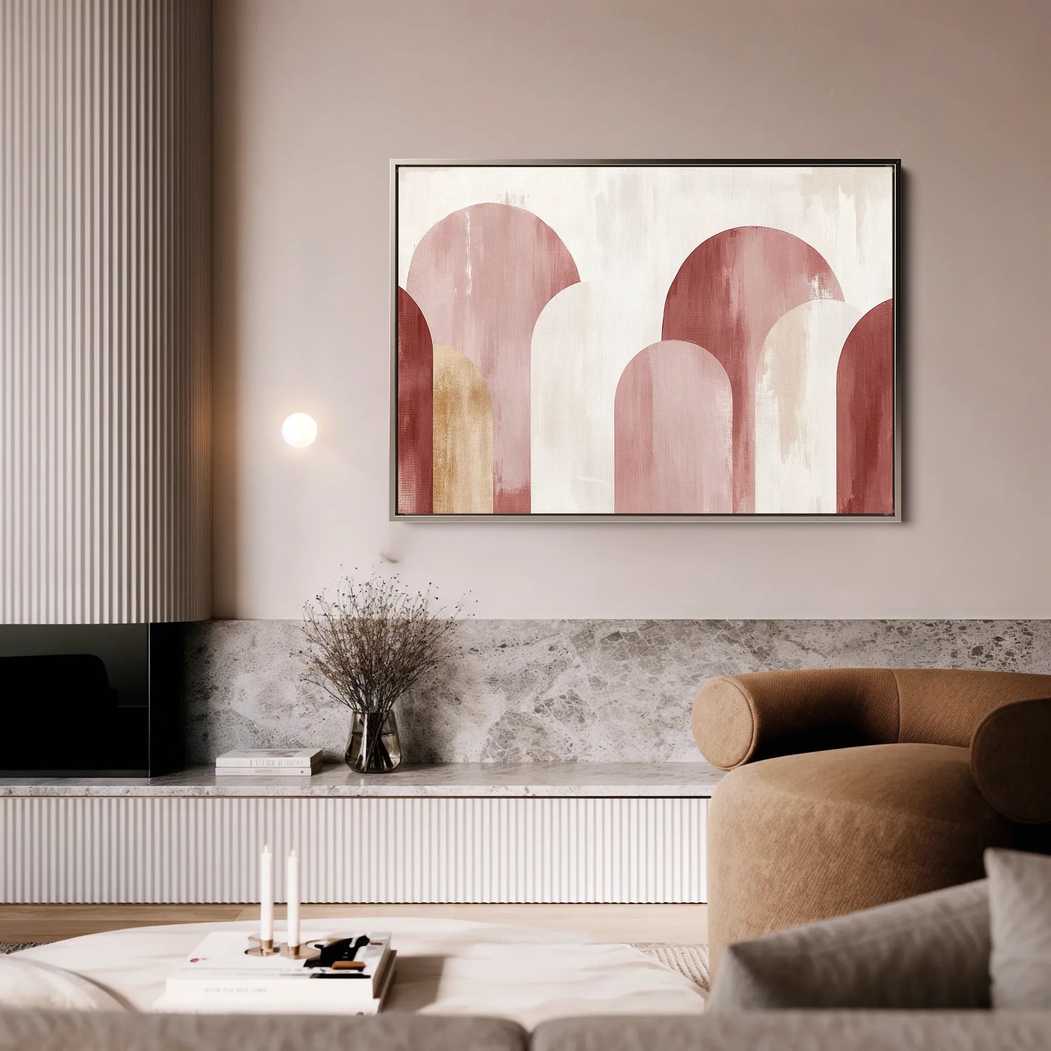 Boho 216 Canvas Art 18" x 24" / 45 x 60 cm / Black