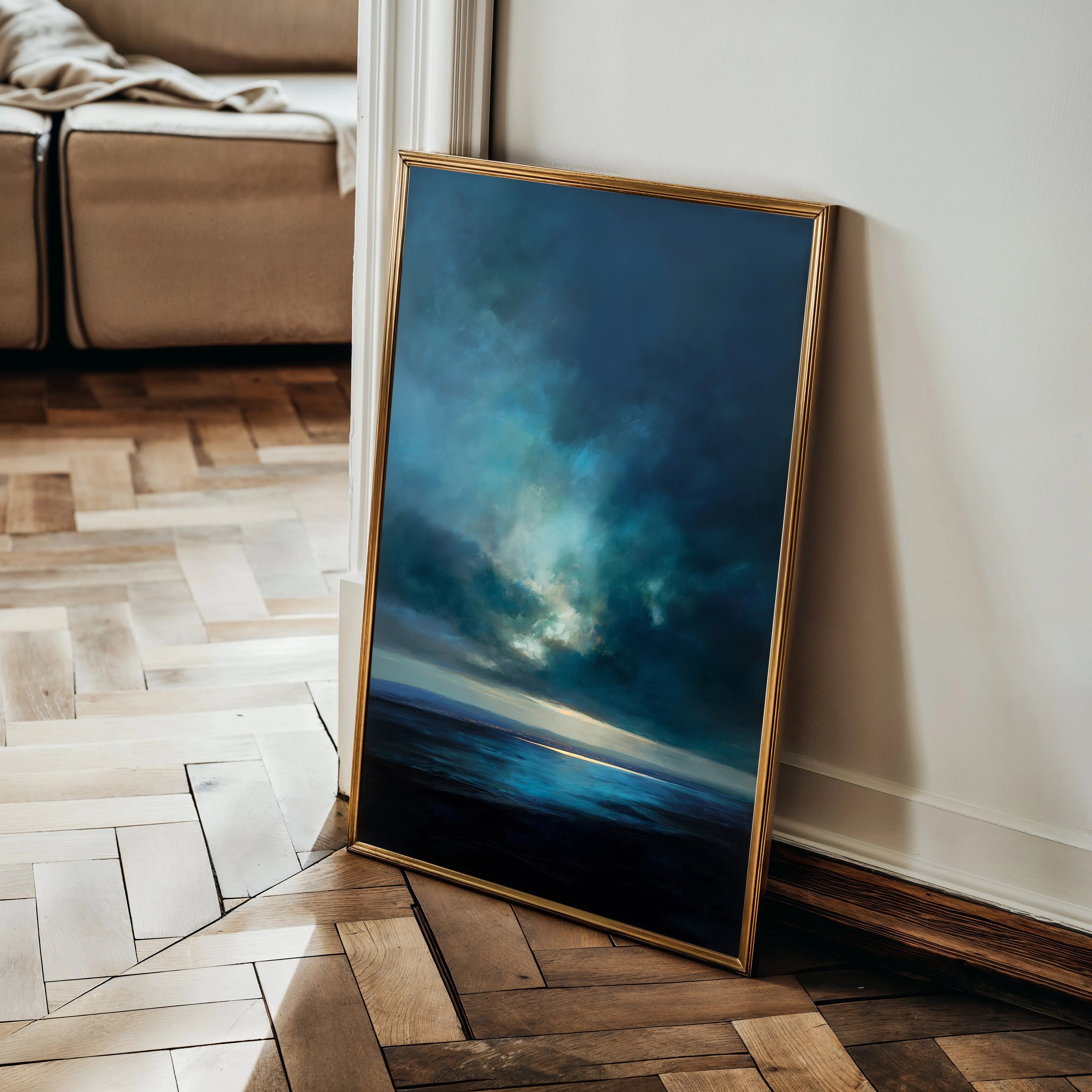 Abstract 2161 Canvas Art 18" x 24" / 45 x 60 cm / Black