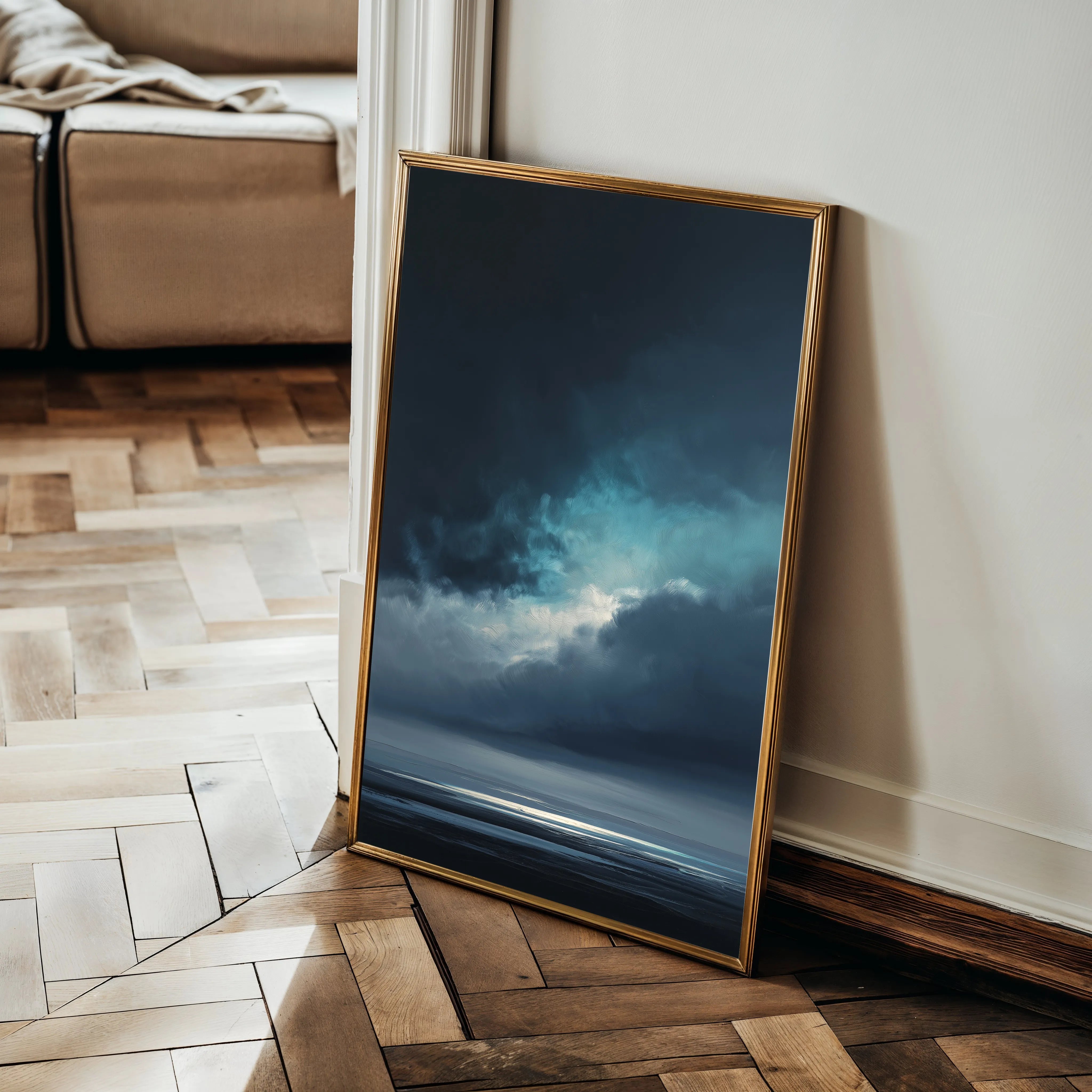 Abstract 2162 Canvas Art 18" x 24" / 45 x 60 cm / Black
