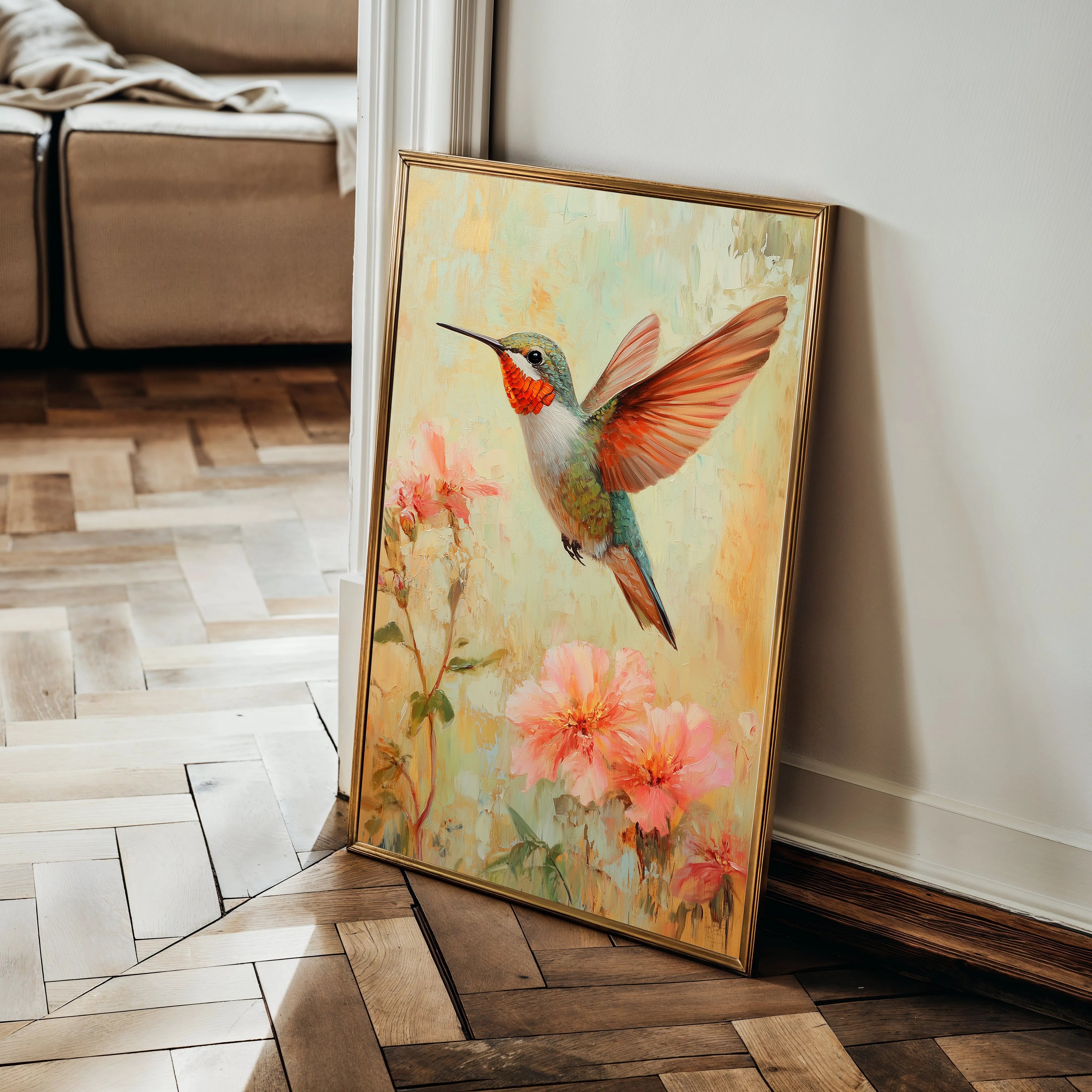 Animals 217 Canvas Art 18" x 24" / 45 x 60 cm / Black
