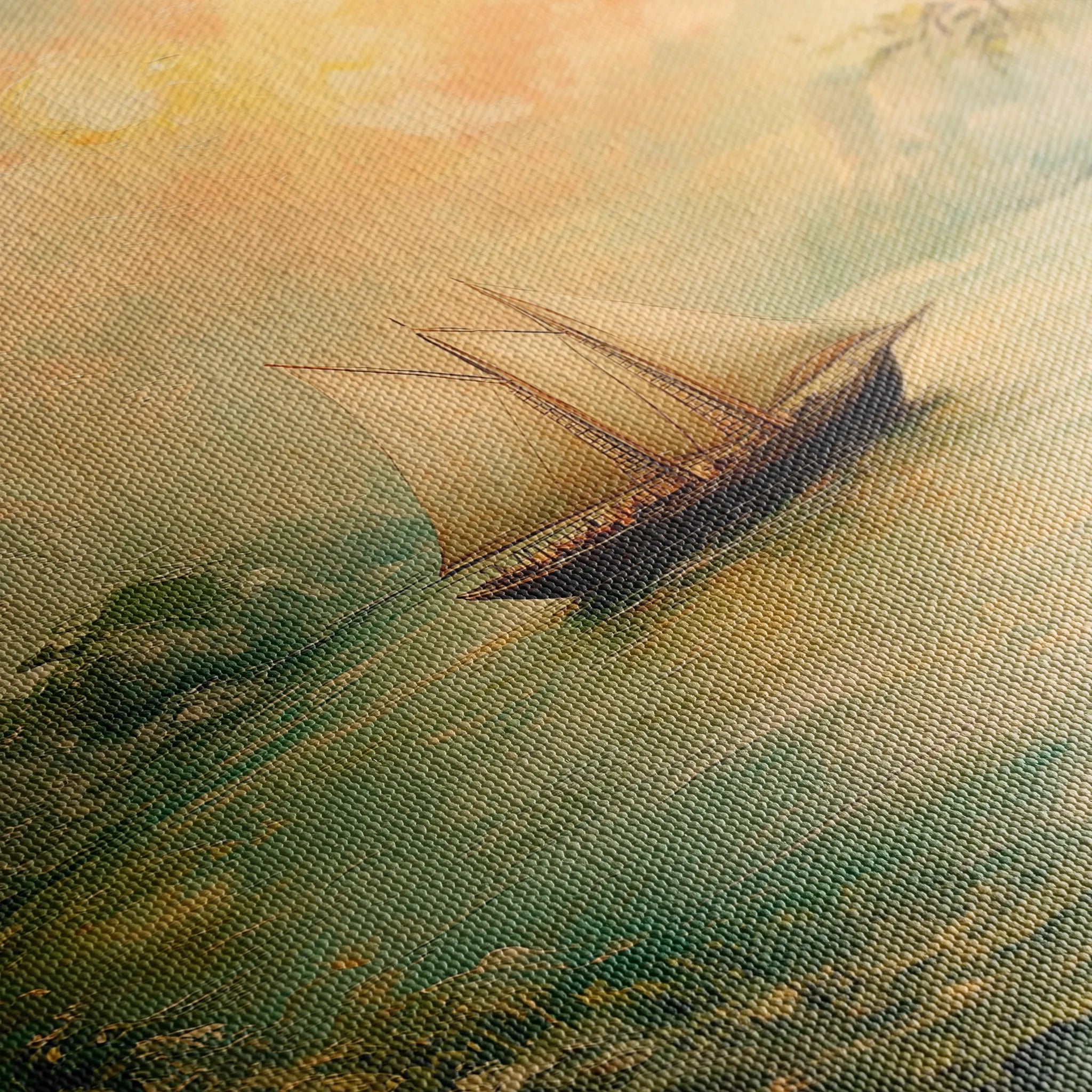 Landscape 217 Canvas Art 18" x 24" / 45 x 60 cm / Black