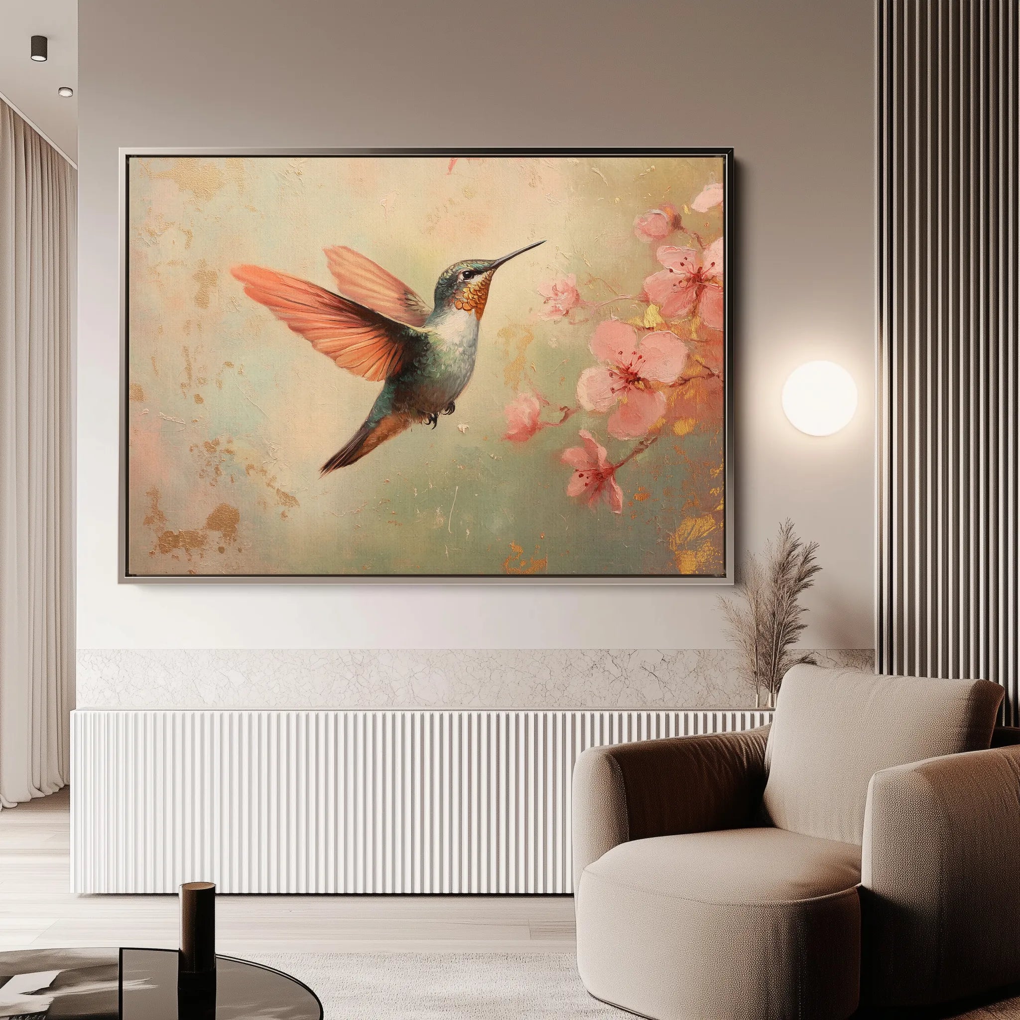 Animals 218 Canvas Art 18" x 24" / 45 x 60 cm / Black