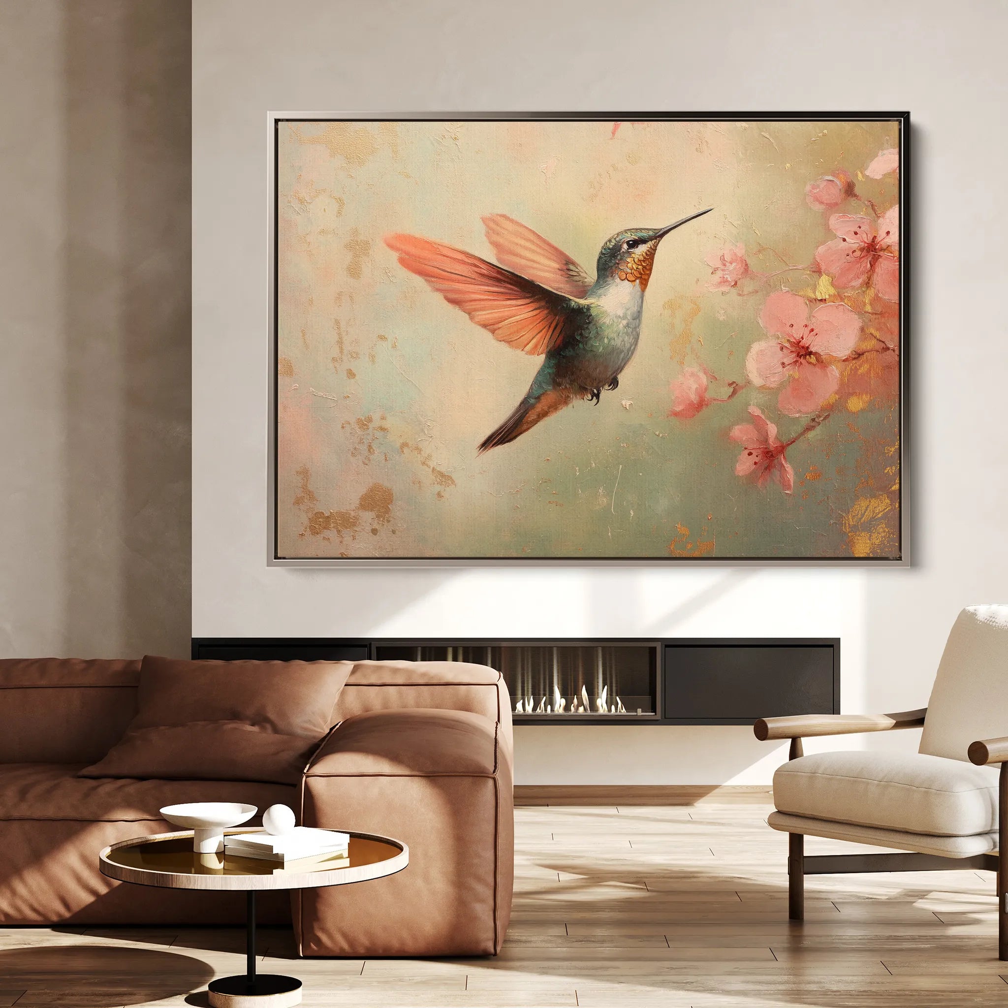 Animals 218 Canvas Art 18" x 24" / 45 x 60 cm / Black