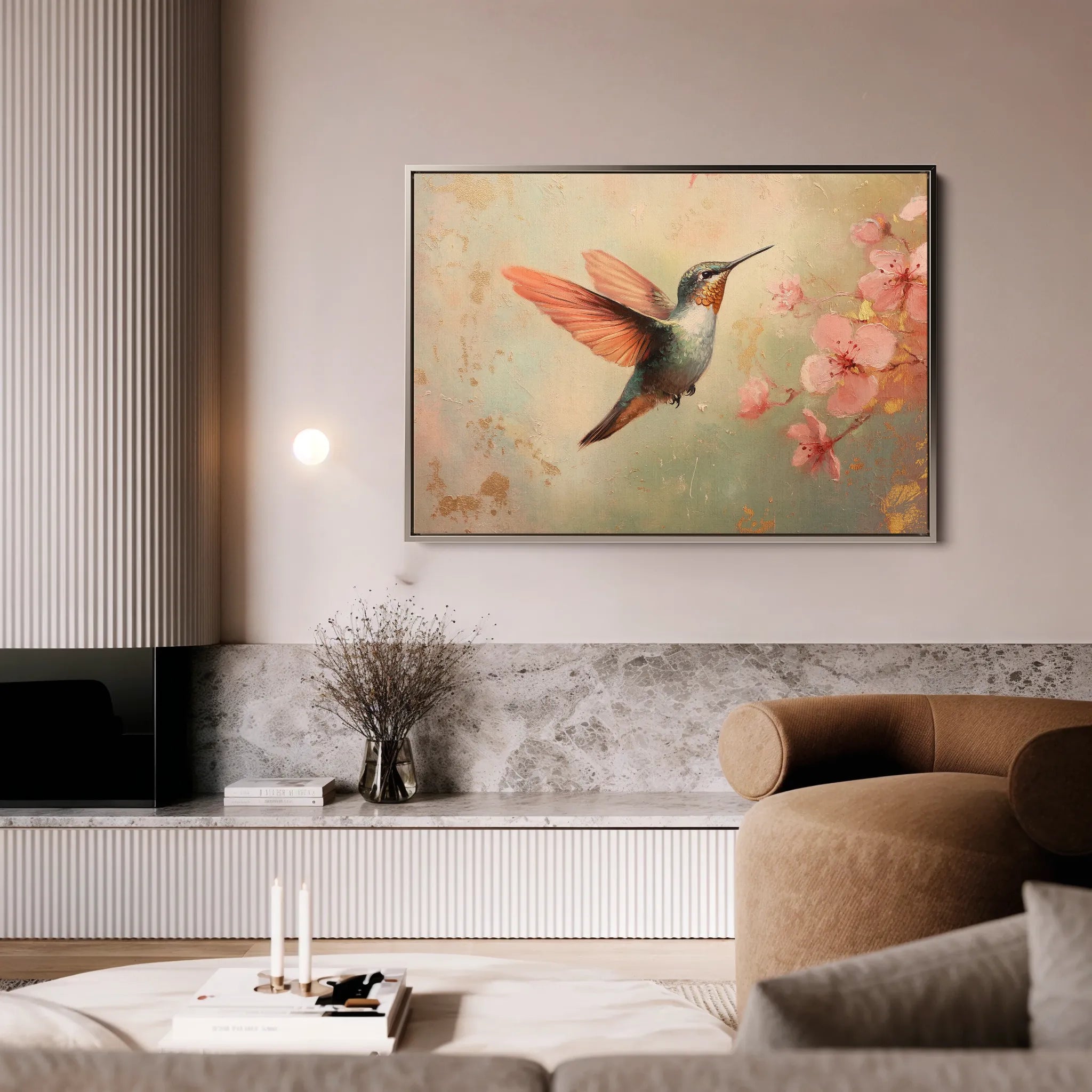 Animals 218 Canvas Art 18" x 24" / 45 x 60 cm / Black