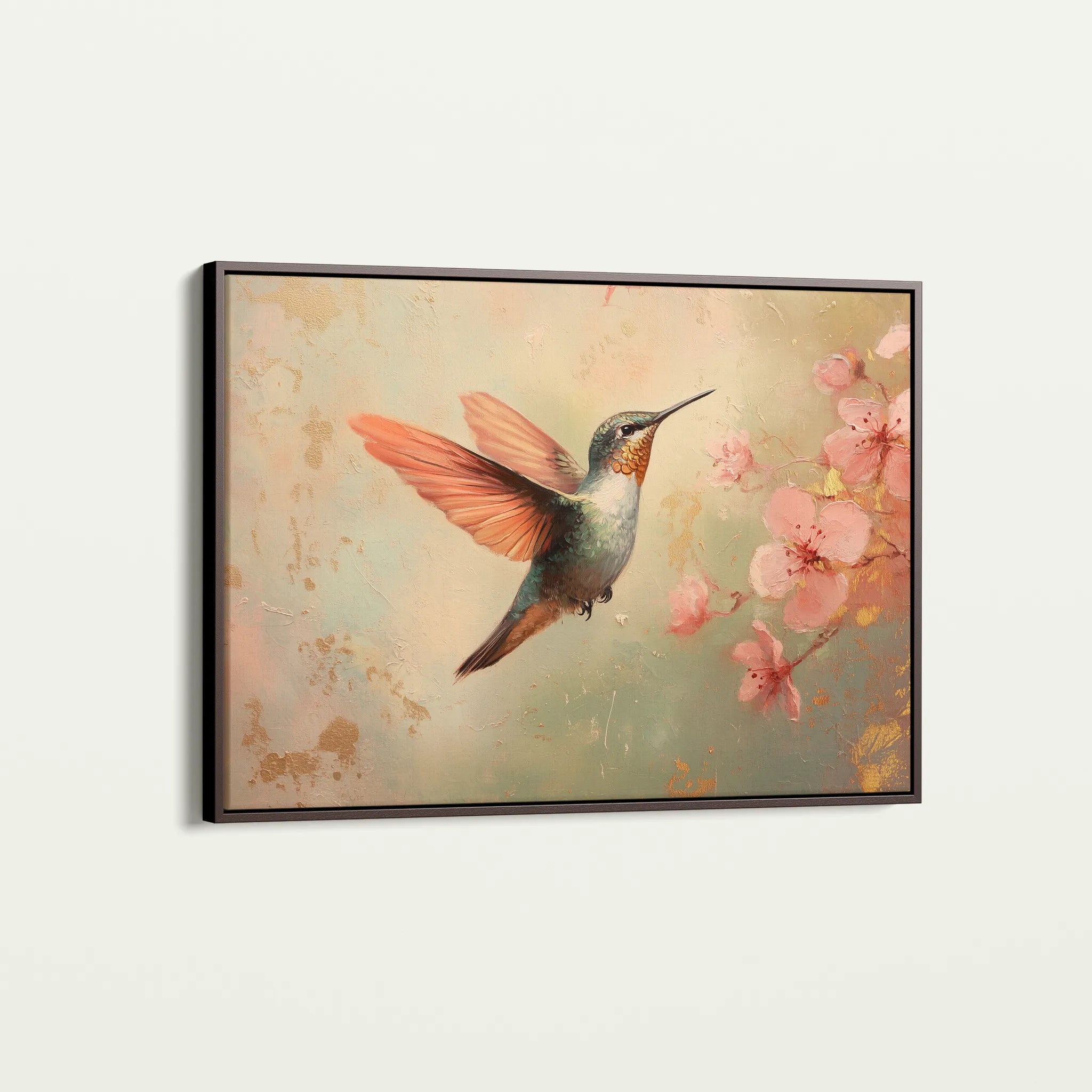 Animals 218 Canvas Art 18" x 24" / 45 x 60 cm / Black