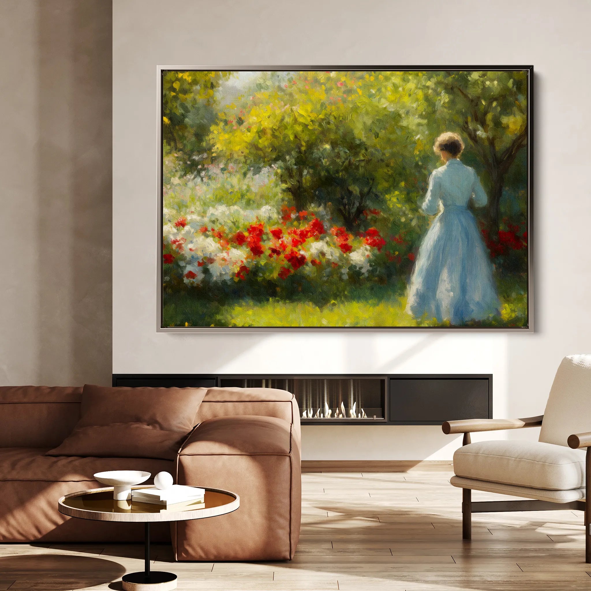 Landscape 218 Canvas Art 18" x 24" / 45 x 60 cm / Black