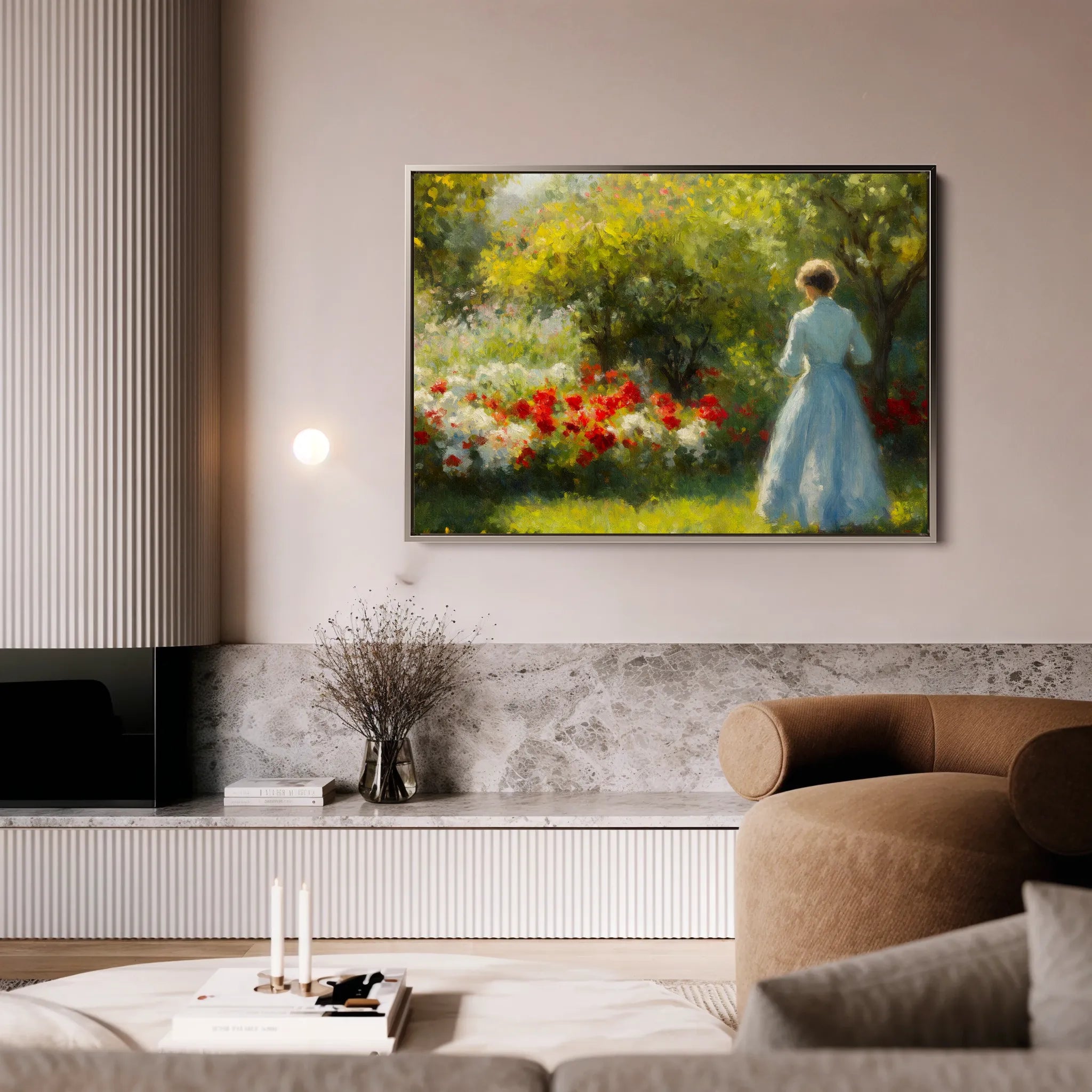 Landscape 218 Canvas Art 18" x 24" / 45 x 60 cm / Black