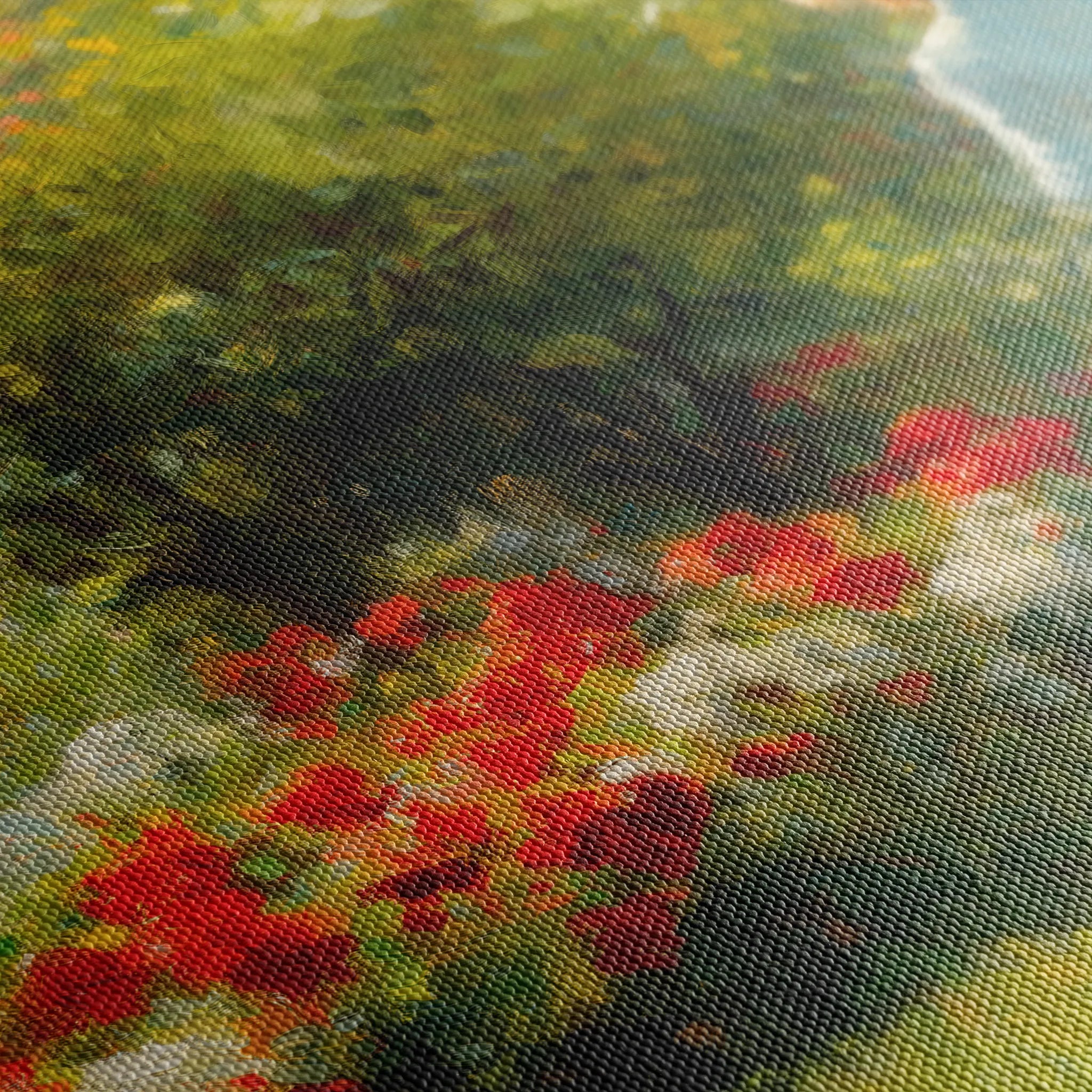 Landscape 218 Canvas Art 18" x 24" / 45 x 60 cm / Black