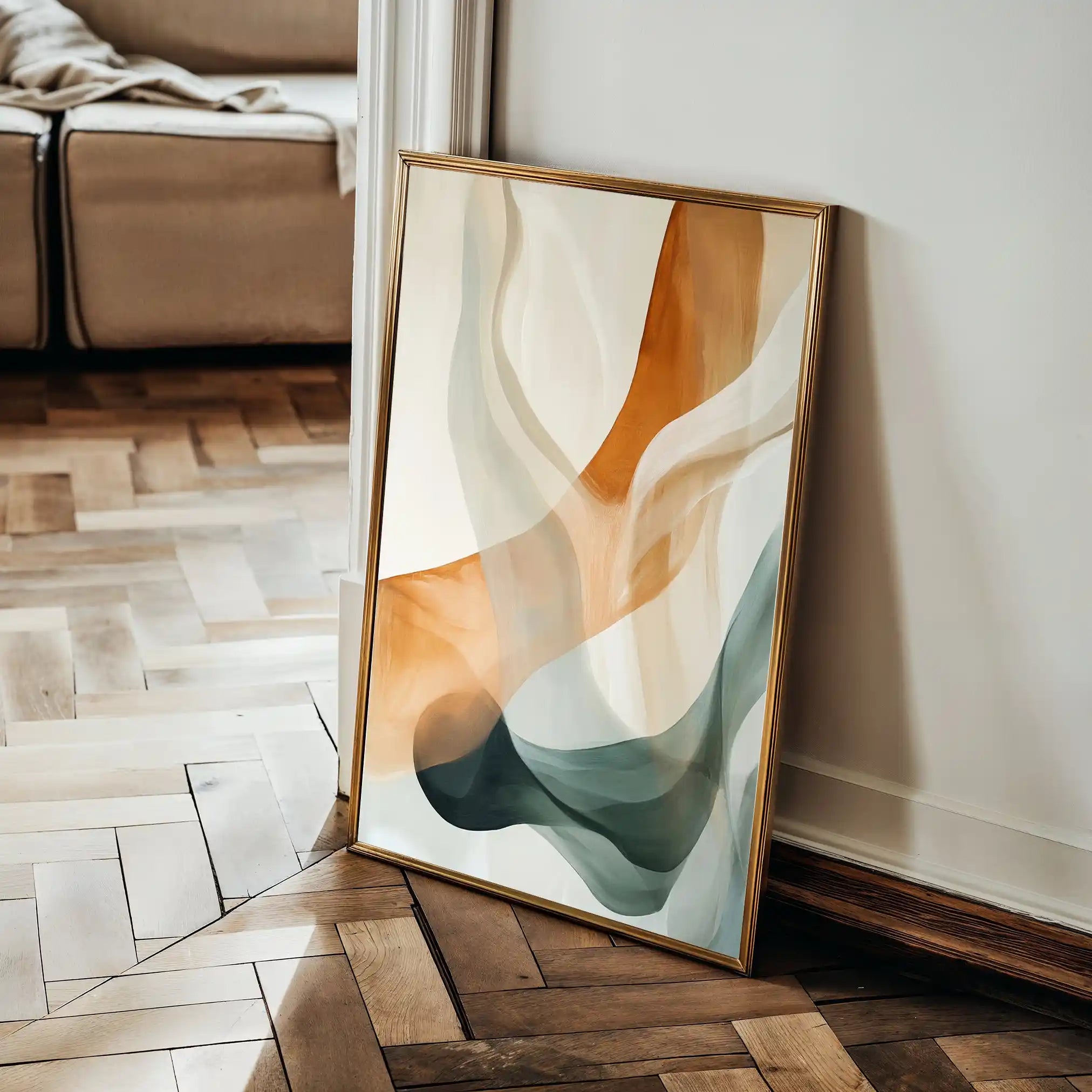 Abstract 2185 Canvas Art 18" x 24" / 45 x 60 cm / Black