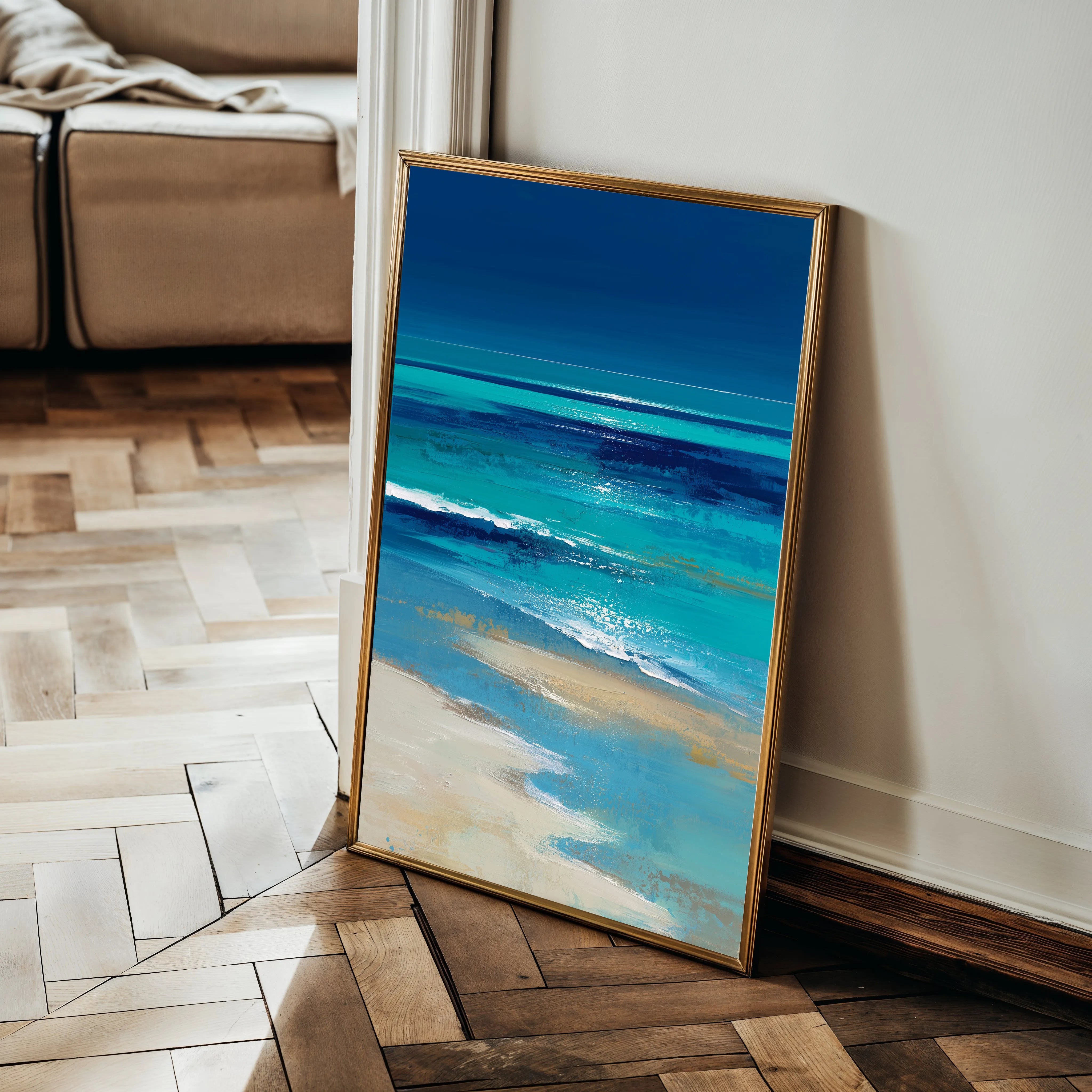 Abstract 2187 Canvas Art 18" x 24" / 45 x 60 cm / Black