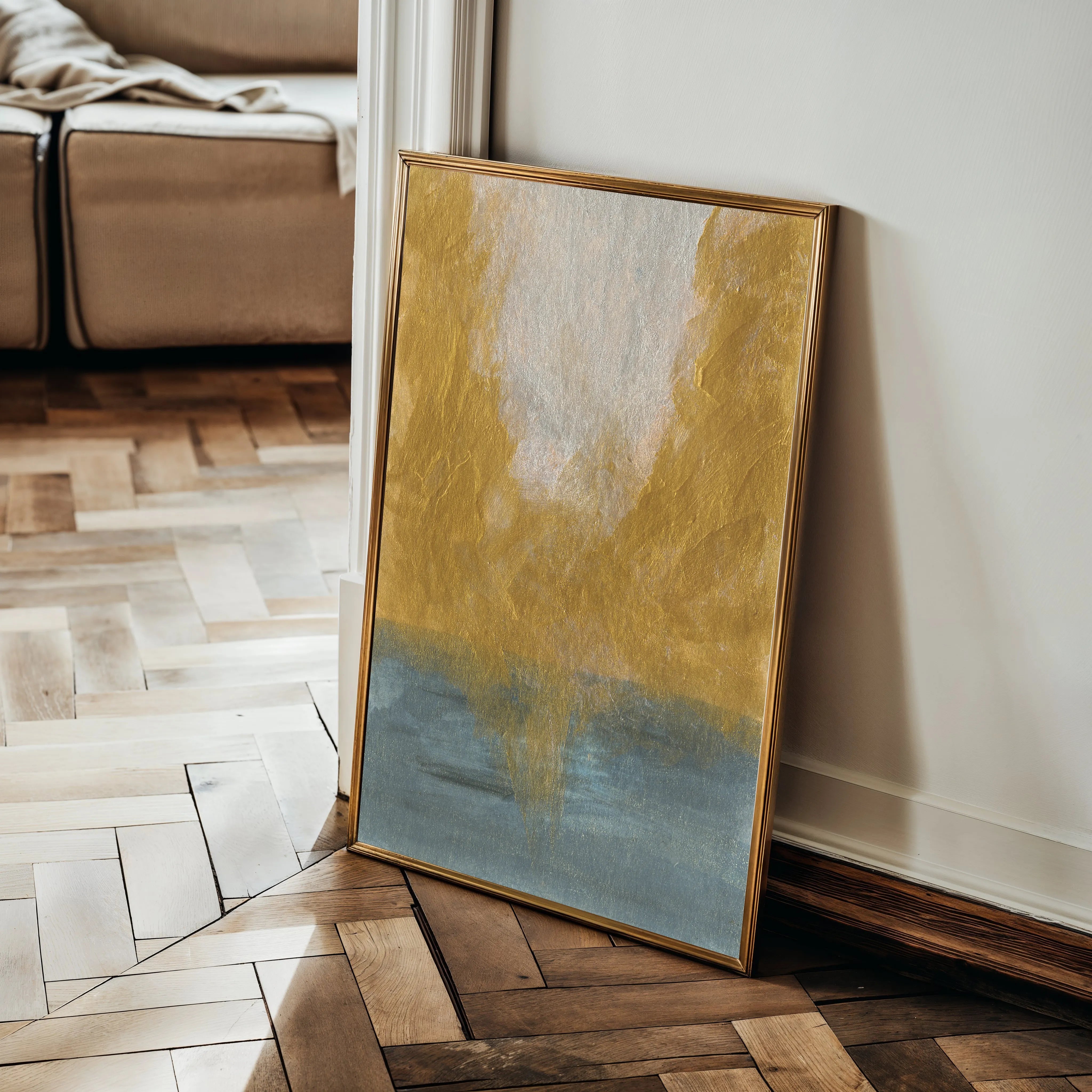 Abstract 219 Canvas Art 18" x 24" / 45 x 60 cm / Black
