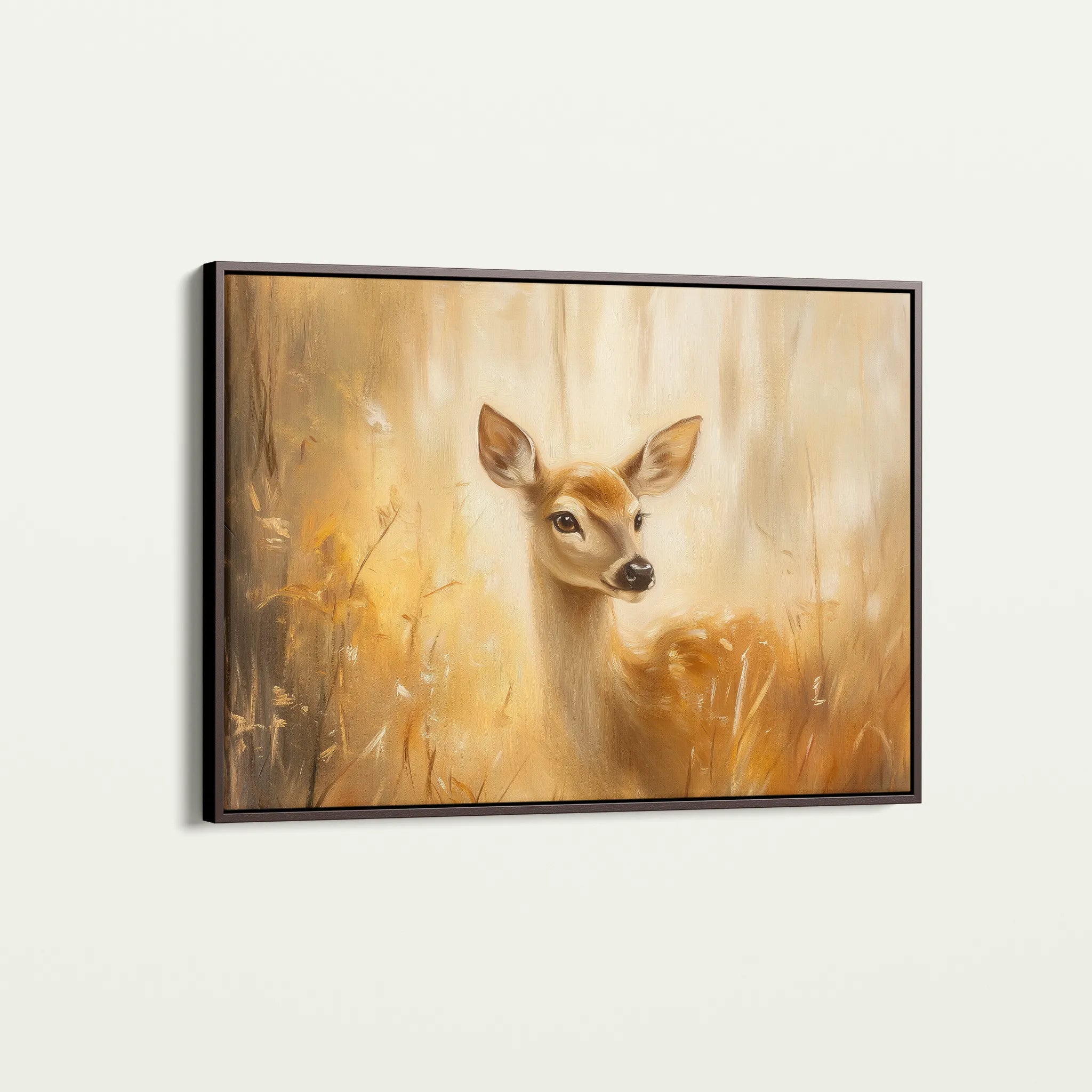 Animals 219 Canvas Art 18" x 24" / 45 x 60 cm / Black