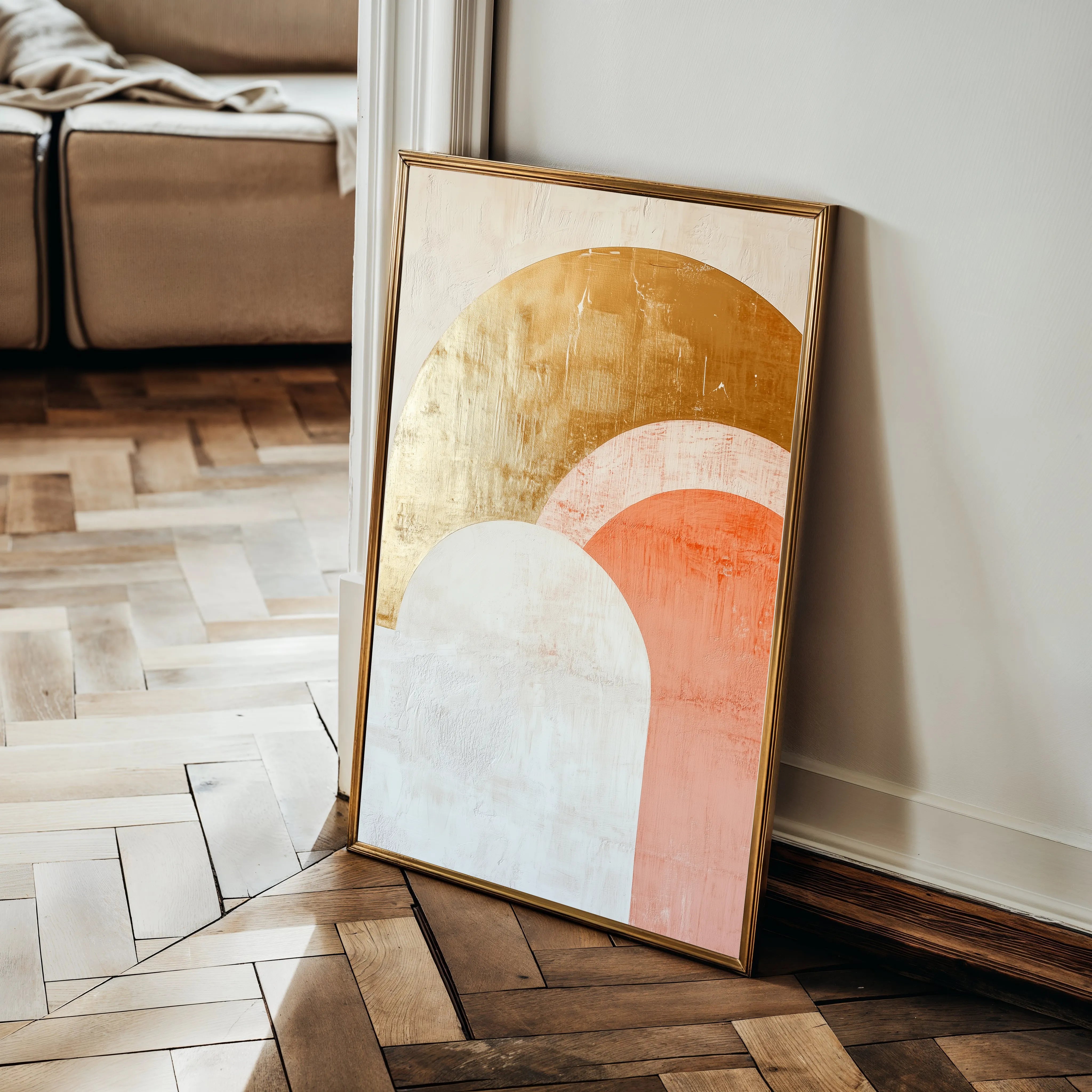 Boho 219 Canvas Art 18" x 24" / 45 x 60 cm / Black