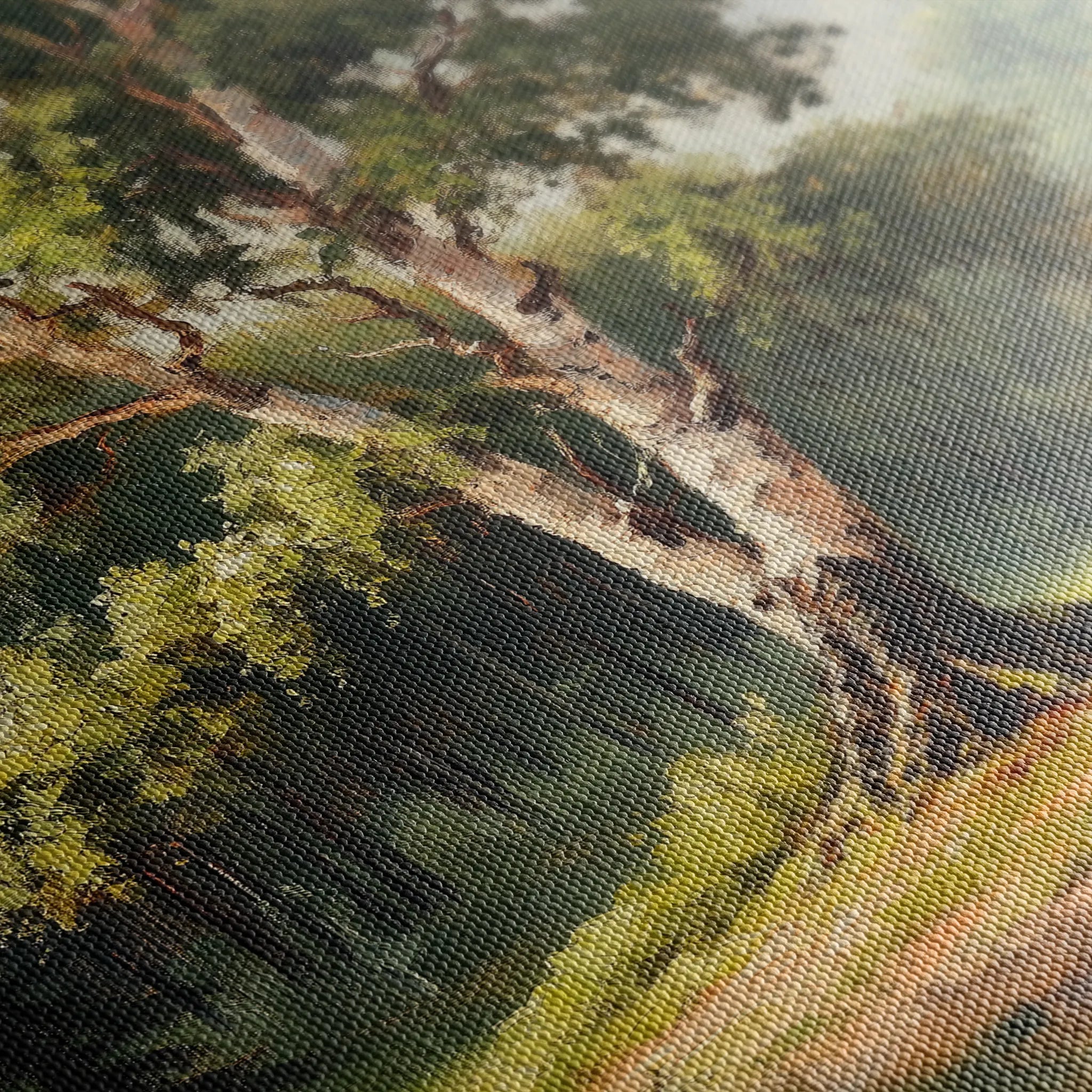 Landscape 219 Canvas Art 18" x 24" / 45 x 60 cm / Black