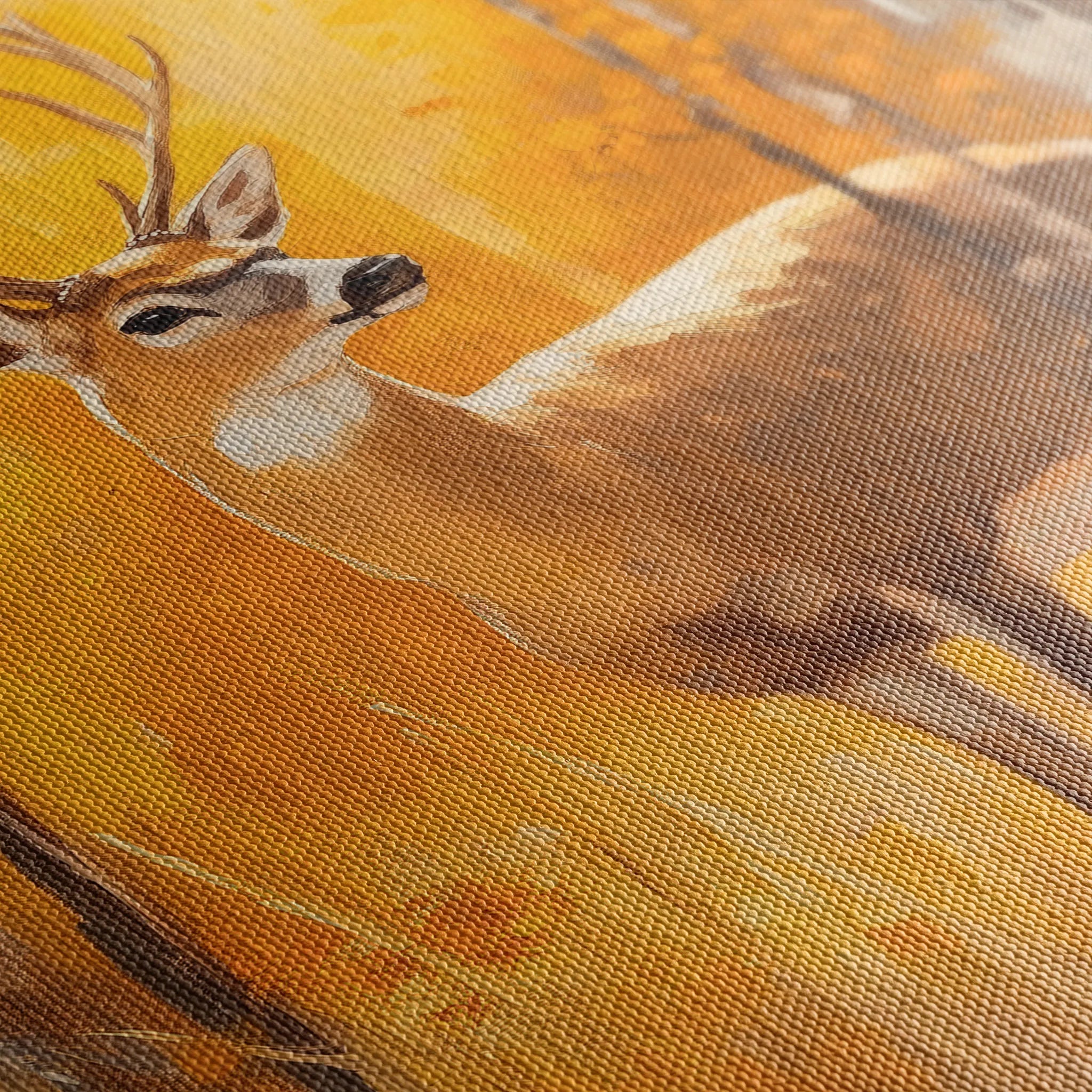 Animals 220 Canvas Art 18" x 24" / 45 x 60 cm / Black