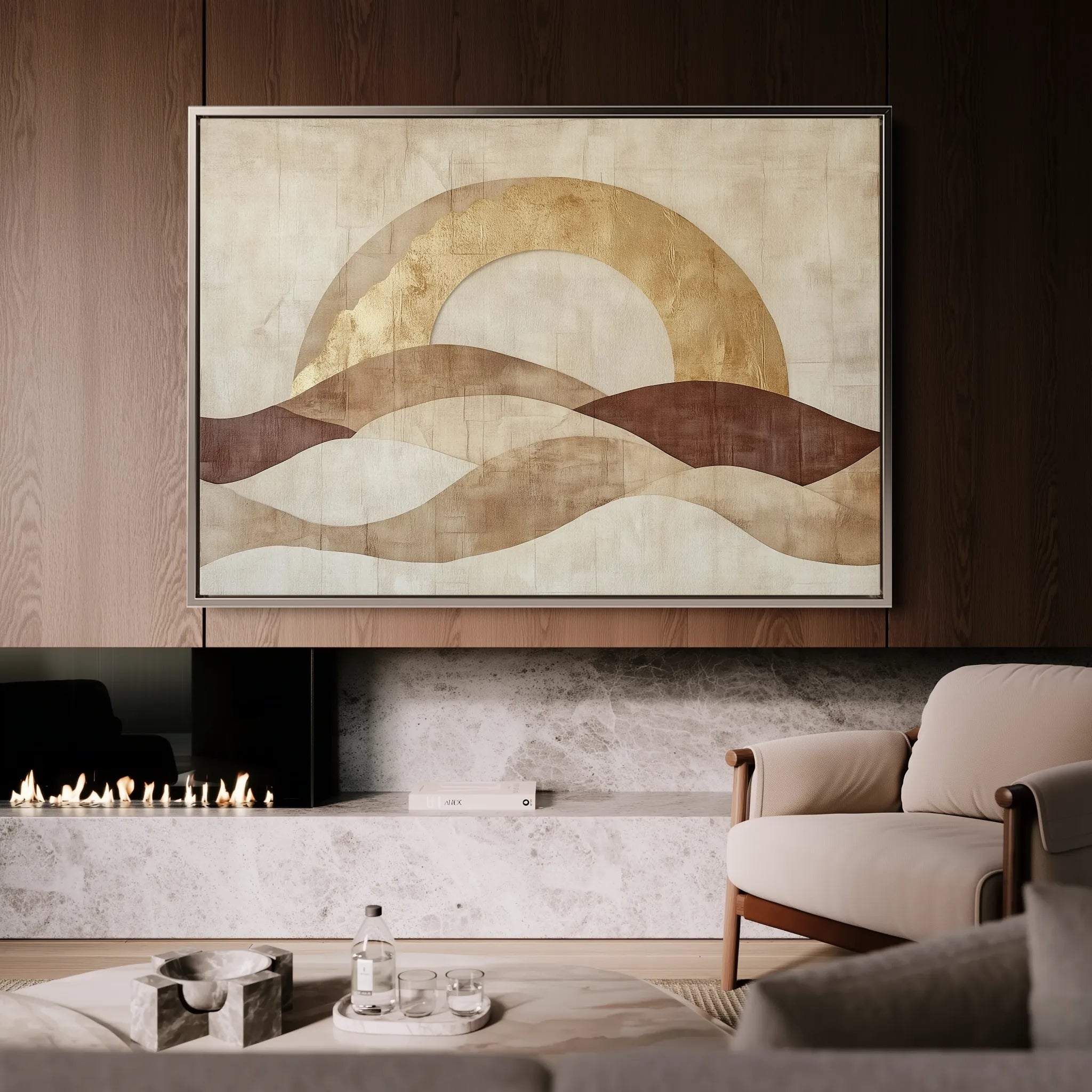 Boho 220 Canvas Art 18" x 24" / 45 x 60 cm / Black