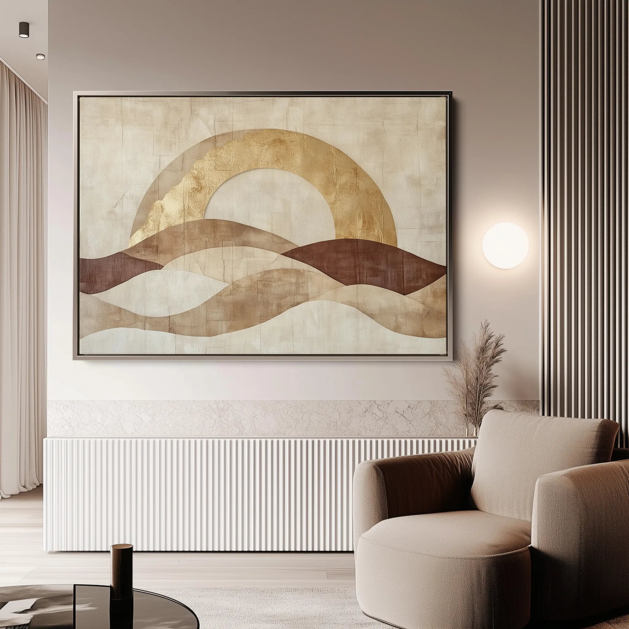 Boho 220 Canvas Art 18" x 24" / 45 x 60 cm / Black